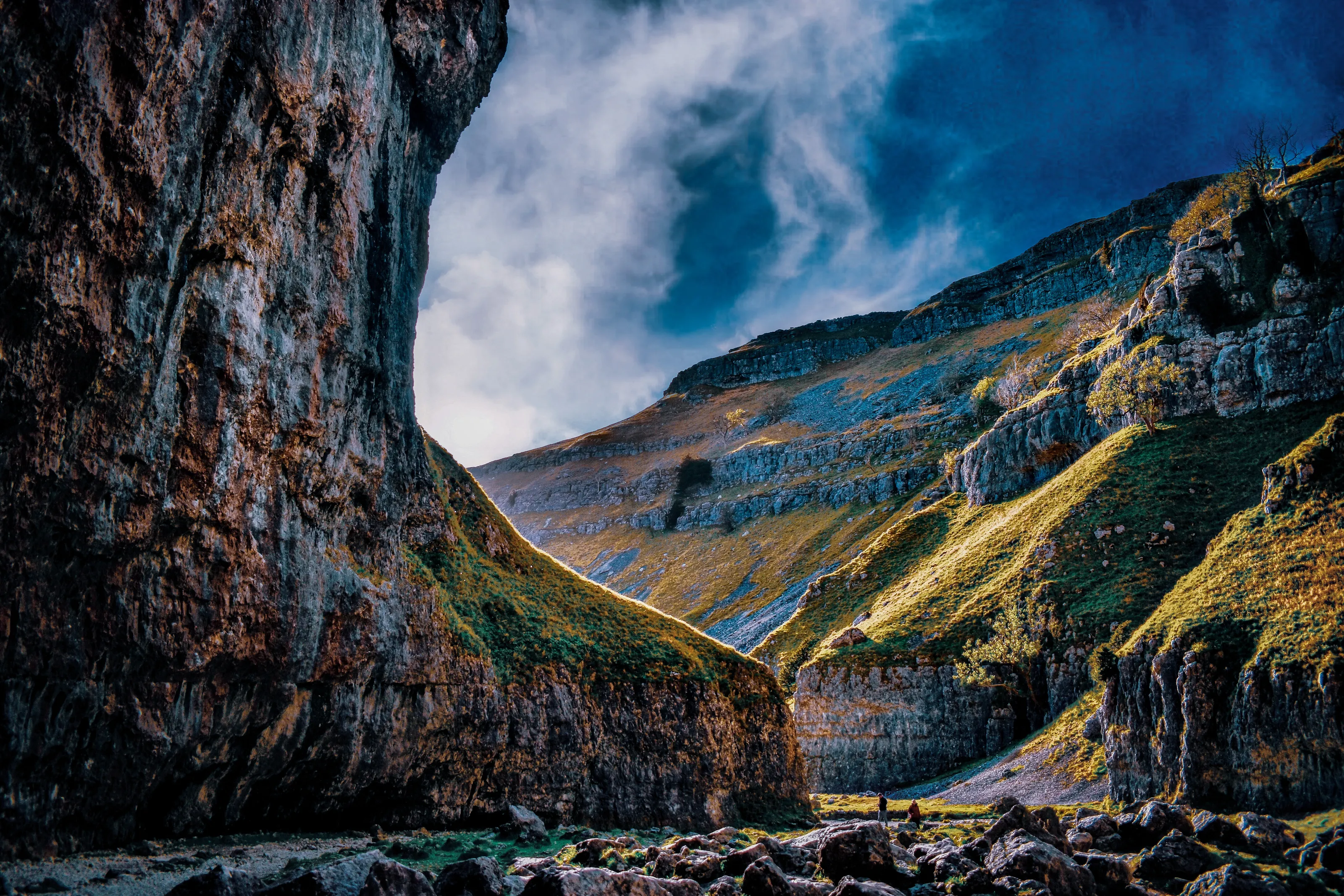 Gordale scar landscape