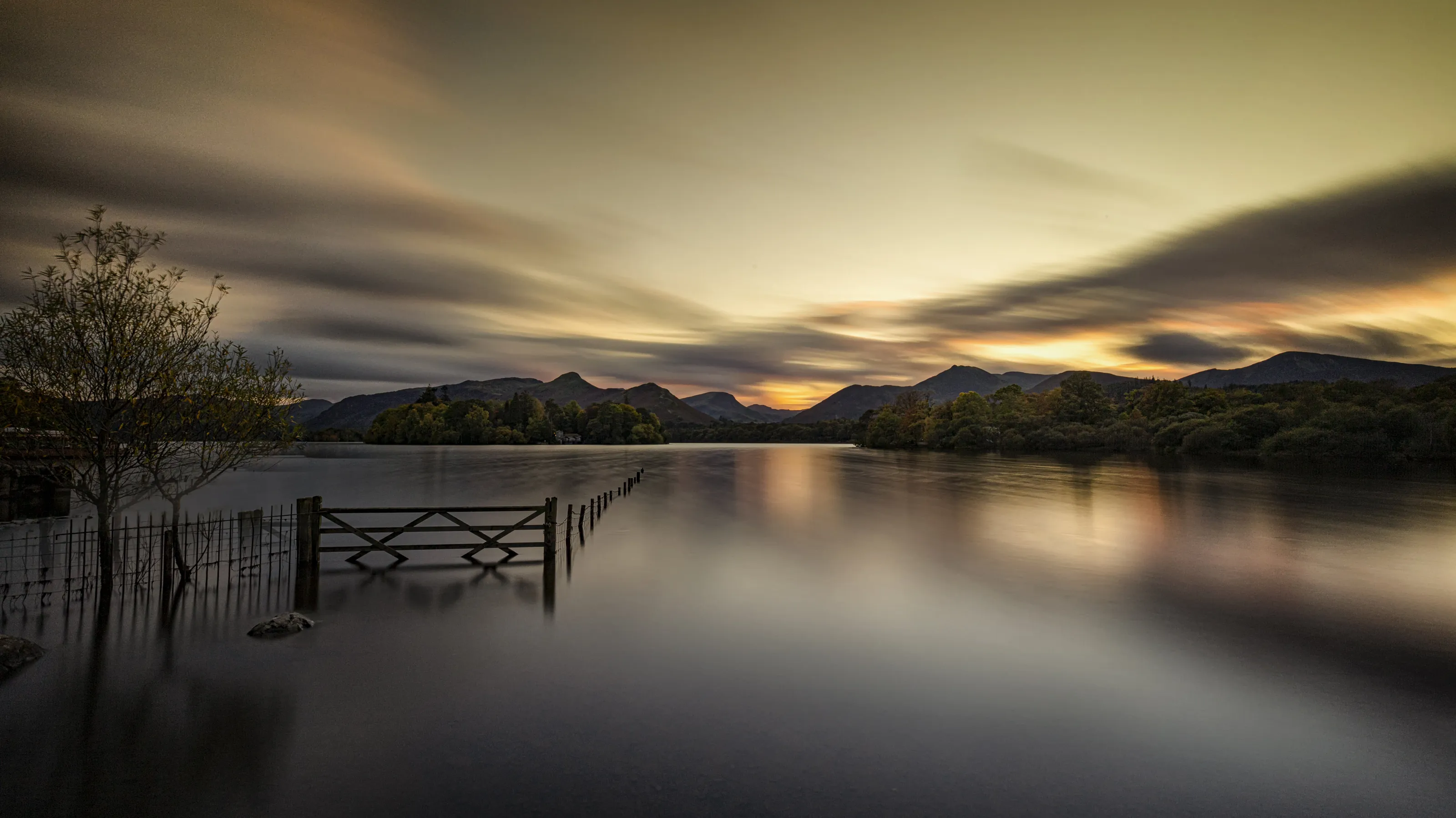 Last light on Derwentwater