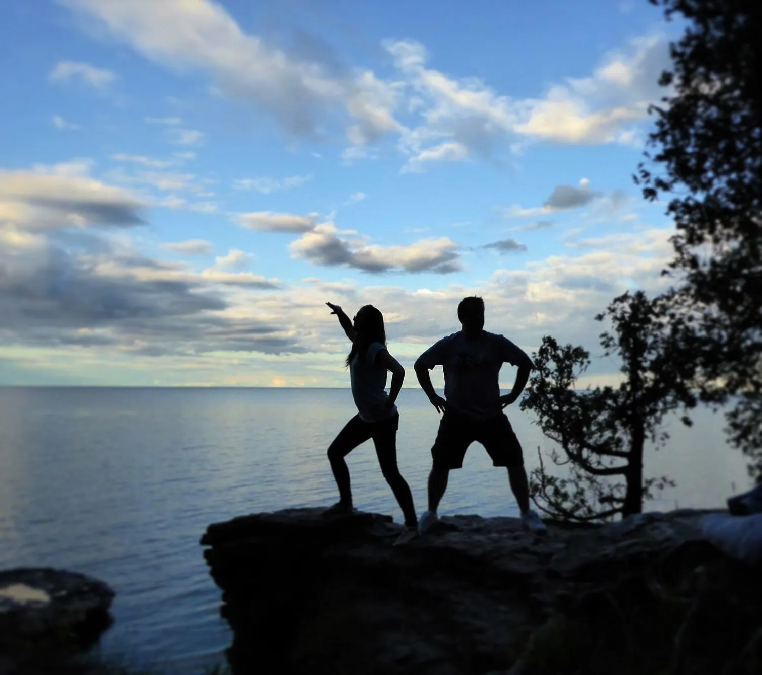 Selfie On A Rock