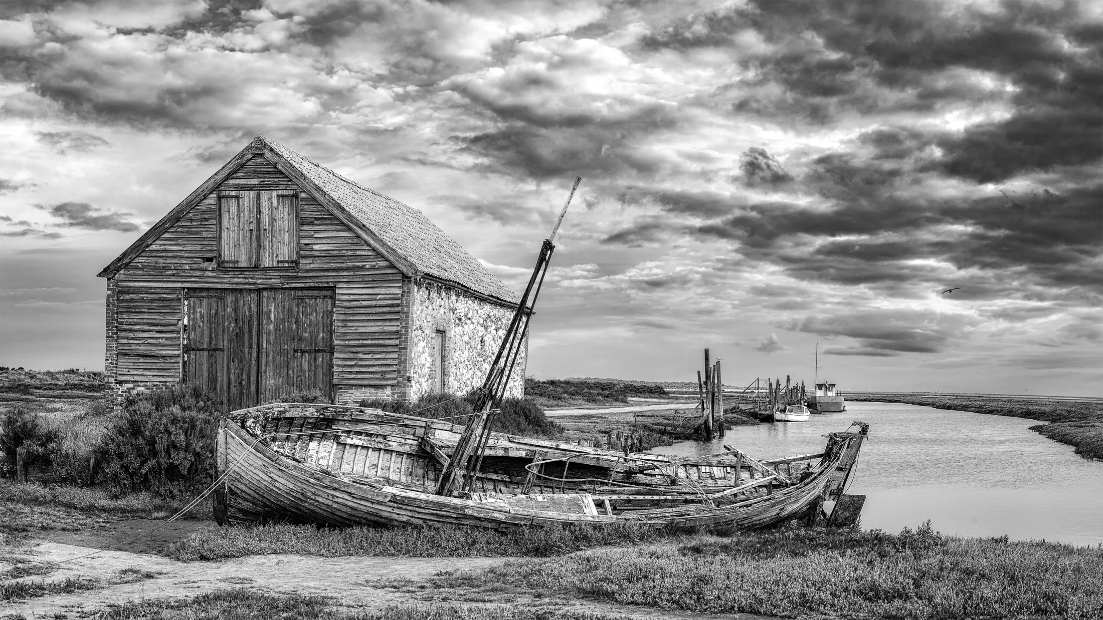 Stranded Boats in Black and White - transport photo contest ...
