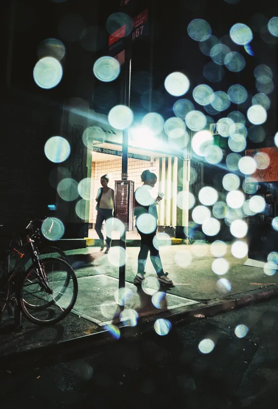 NYC Street Bokeh after Rain
