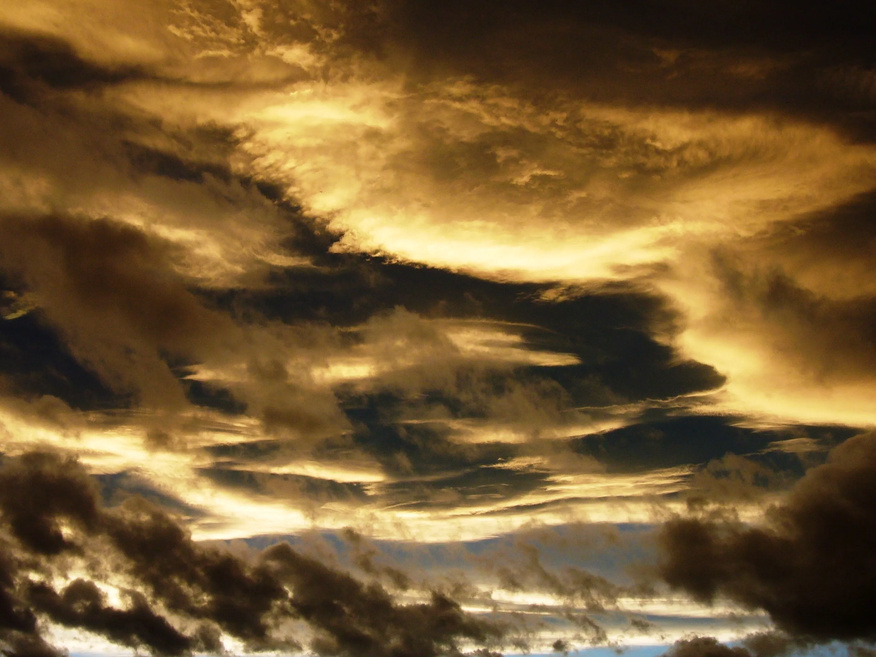 Sunset sky with clouds, Patagonia Chile, 2009