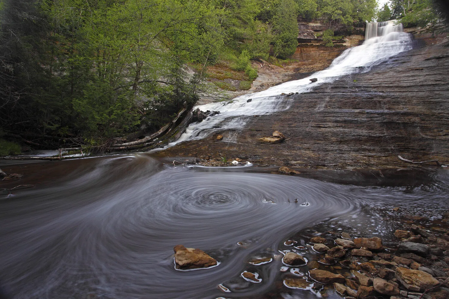 Laughing Whitefish Falls Whirlpool