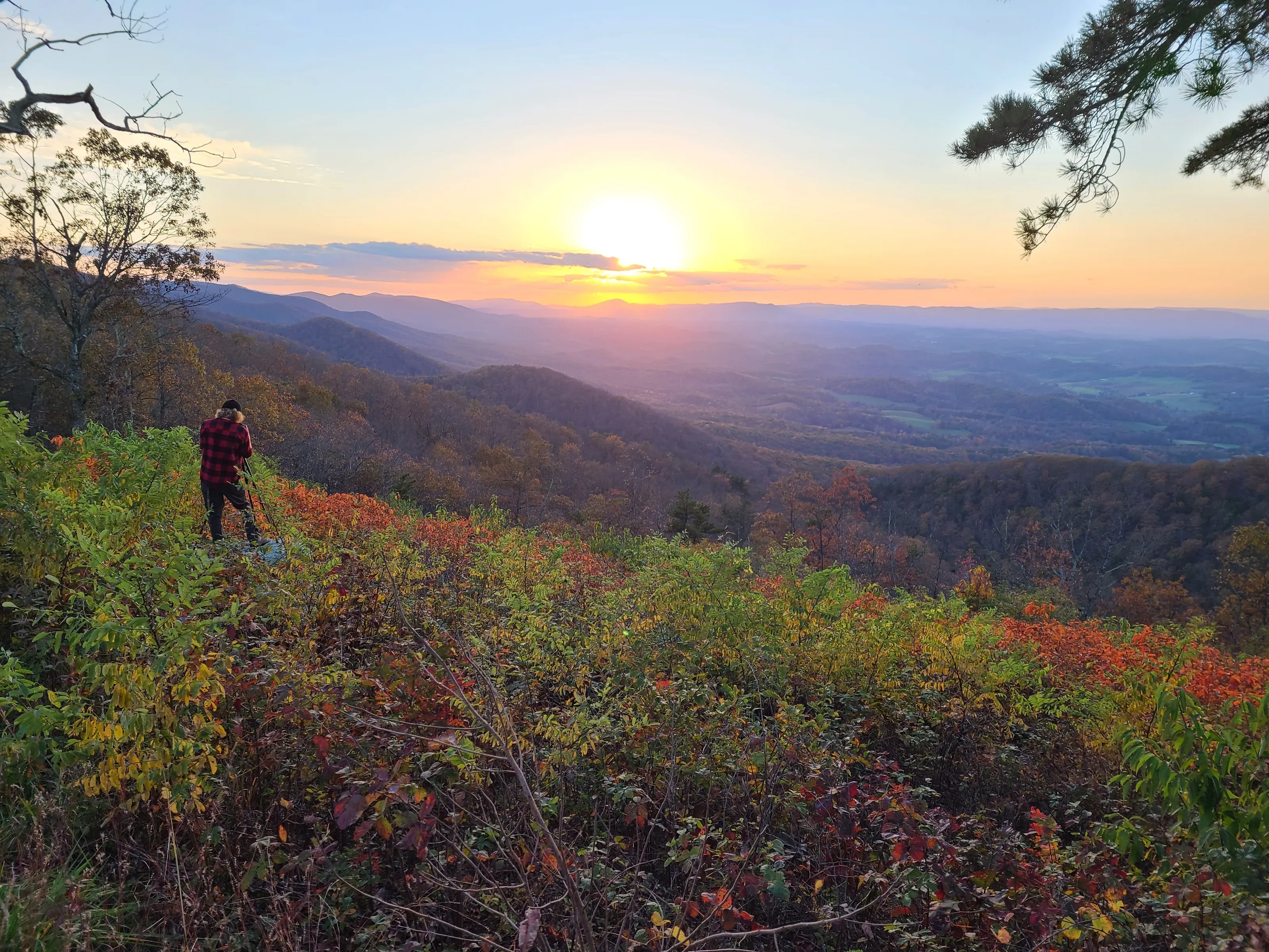 Photographer at Sunset