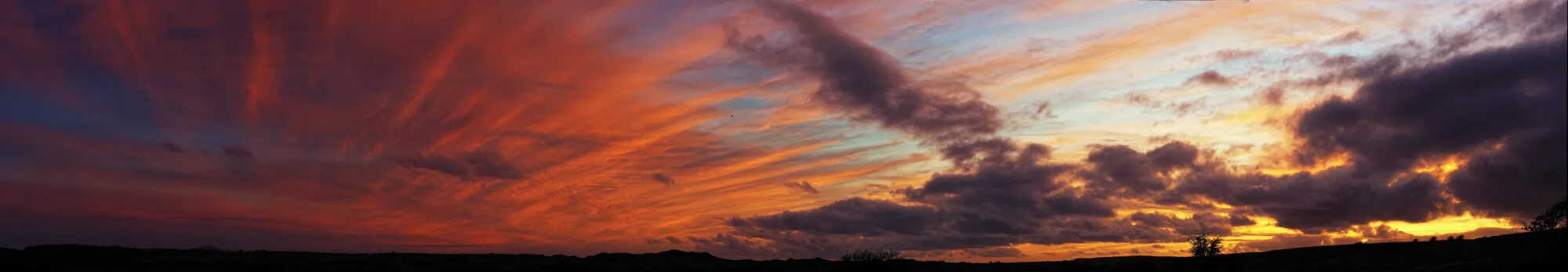 Aberffraw post sunset panorama 30 10 2020