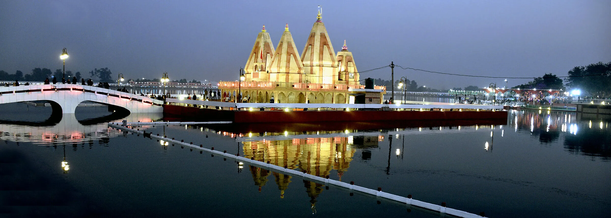 Temple in water....