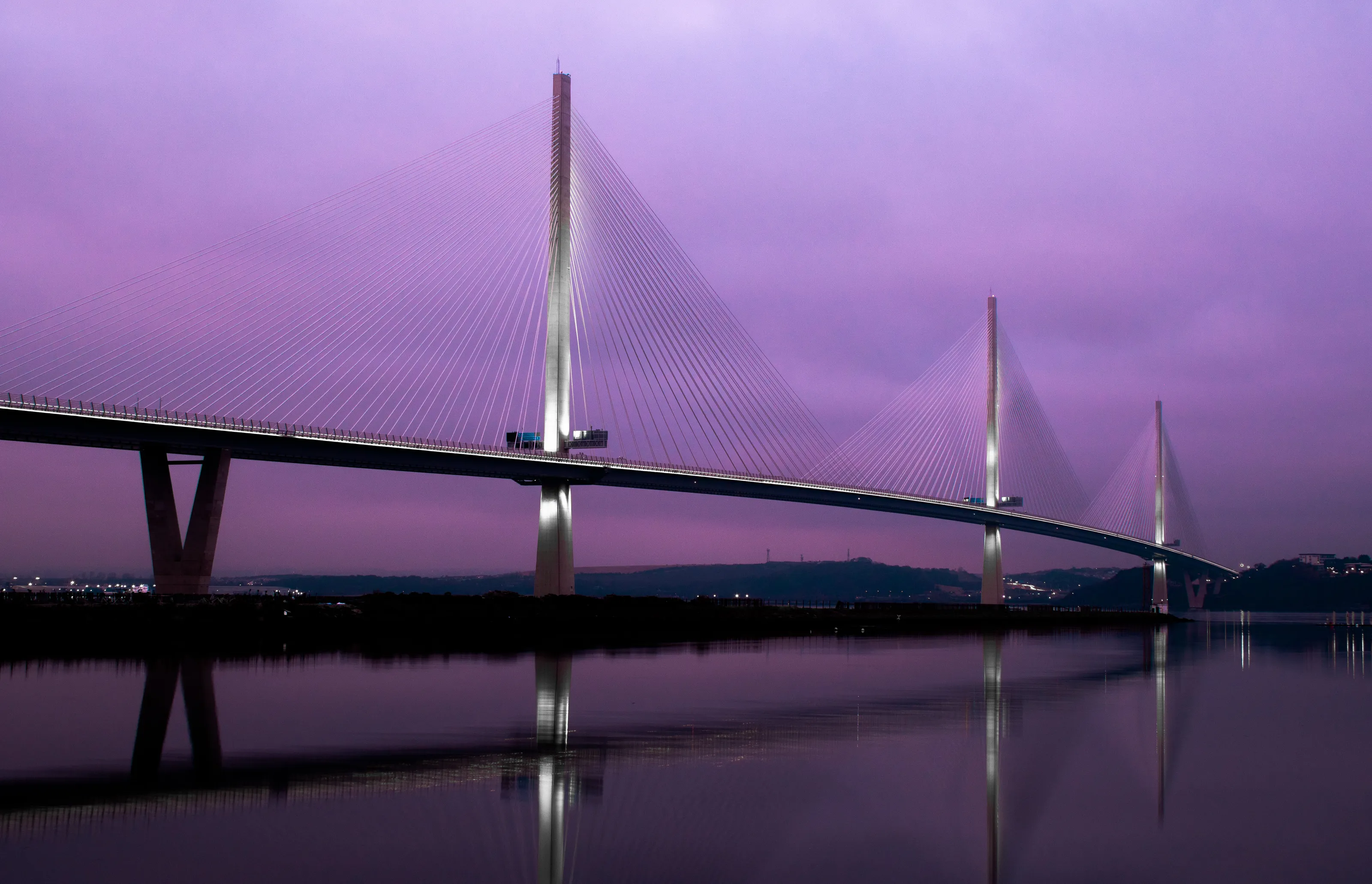Queensferry Crossing at Twilight