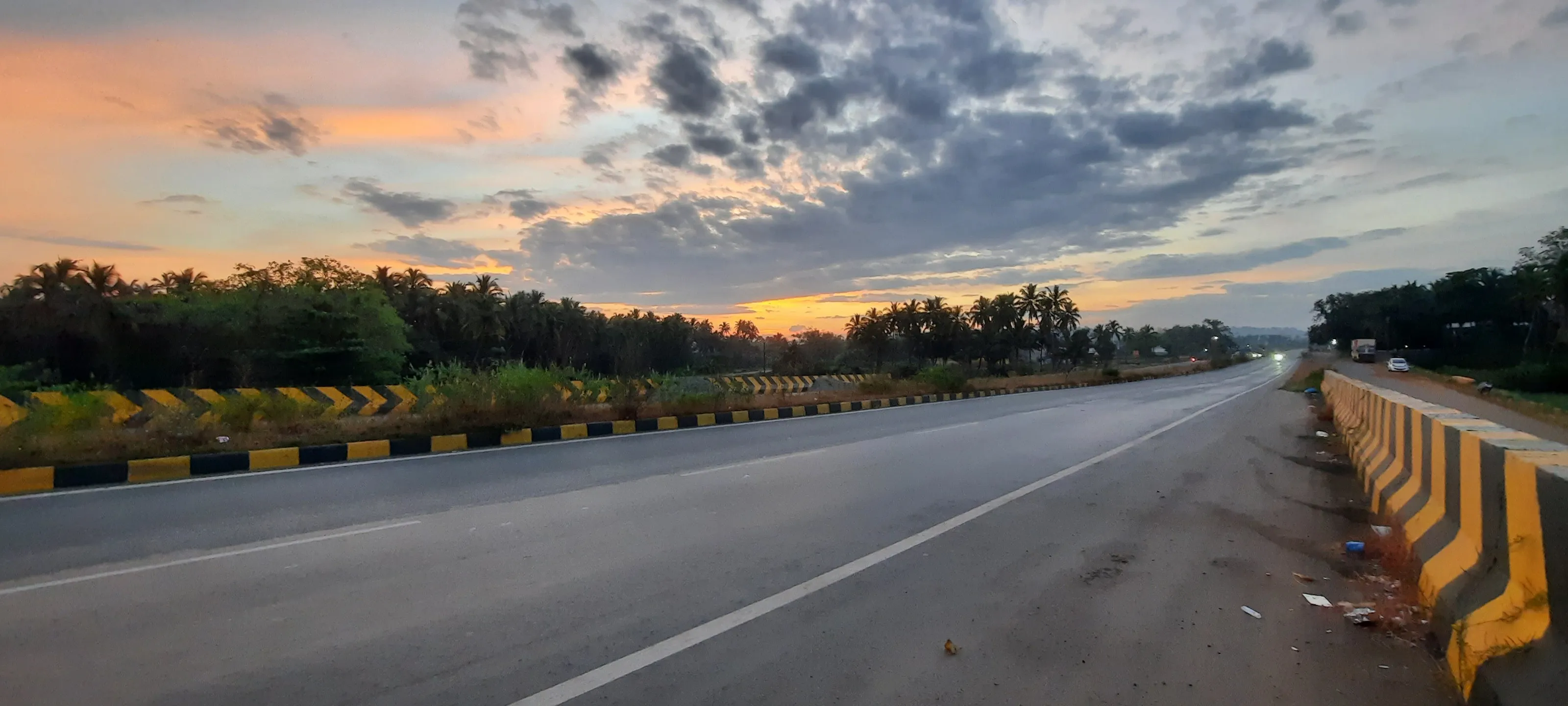 Sunrise and clouds