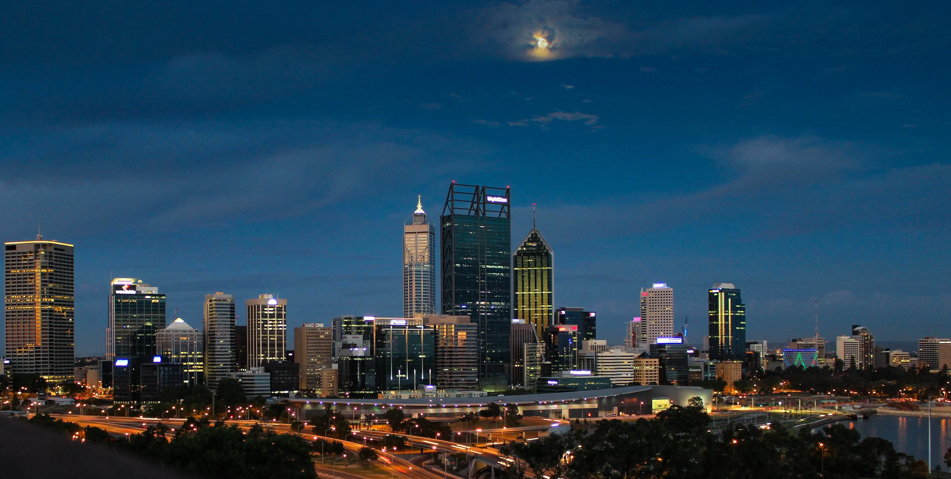 Moon over Perth