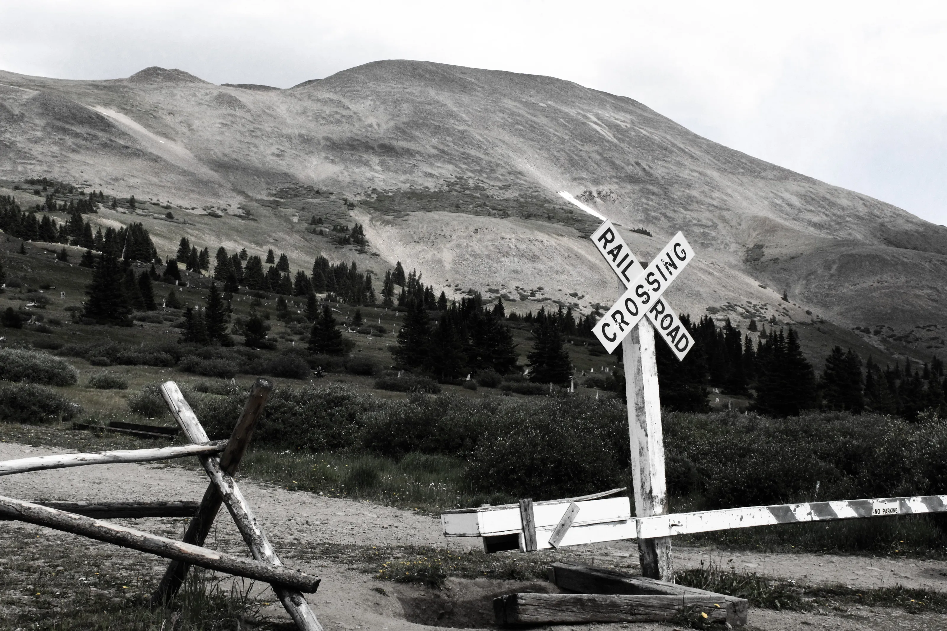 Abandoned Railroad Crossing