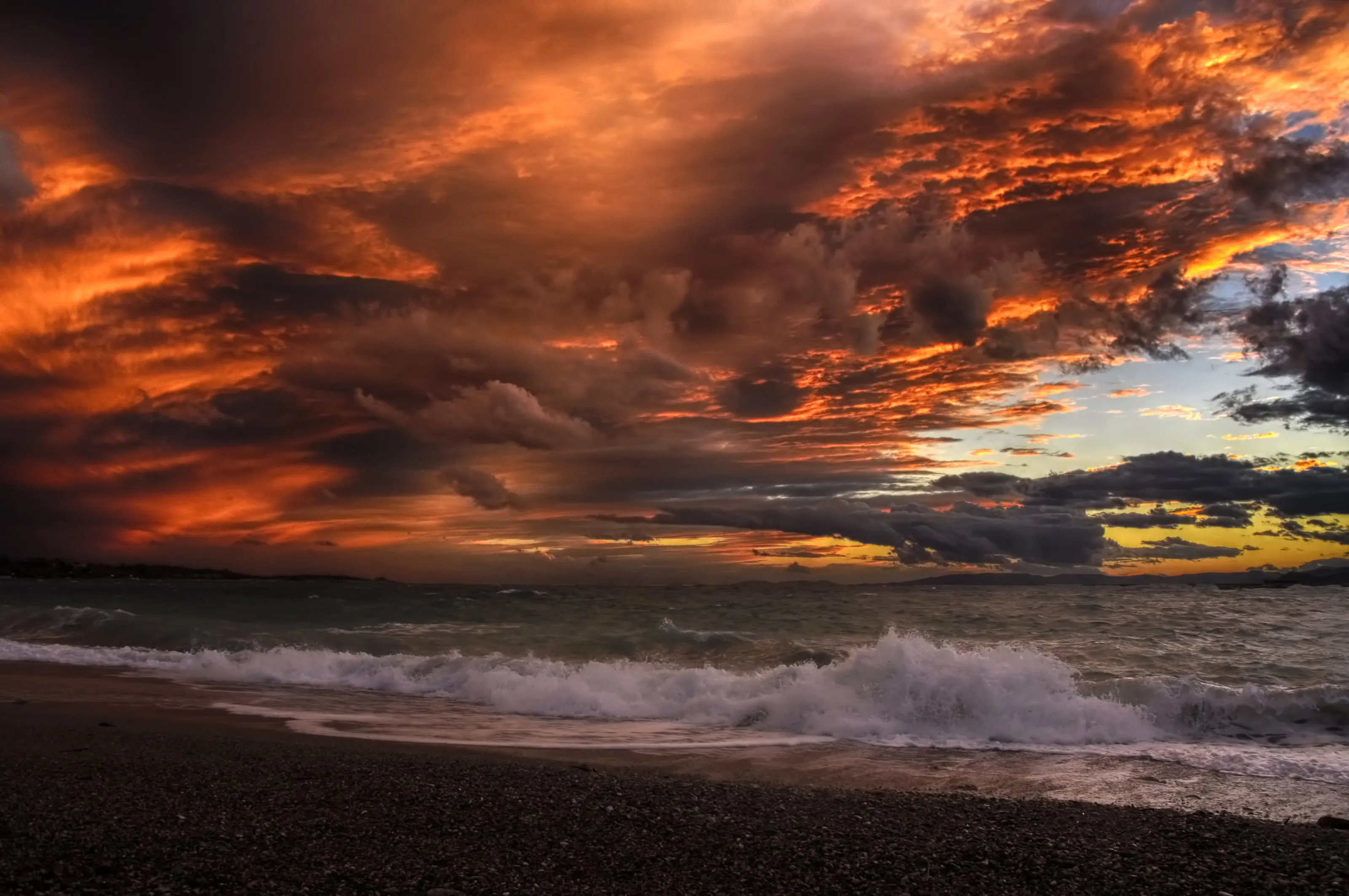 The sky is burning!!!