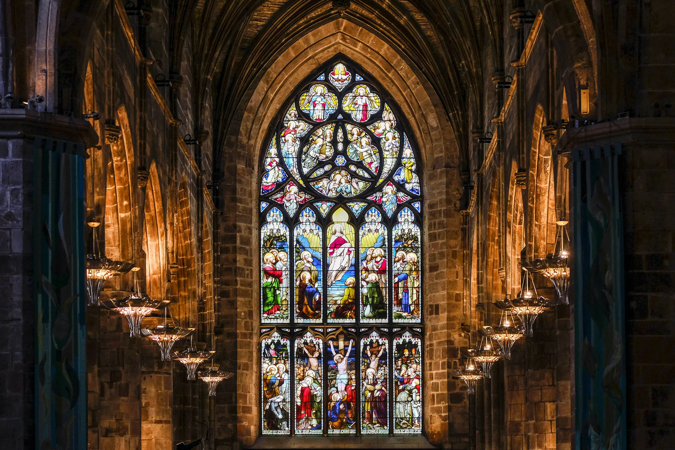 Gothic stained glass