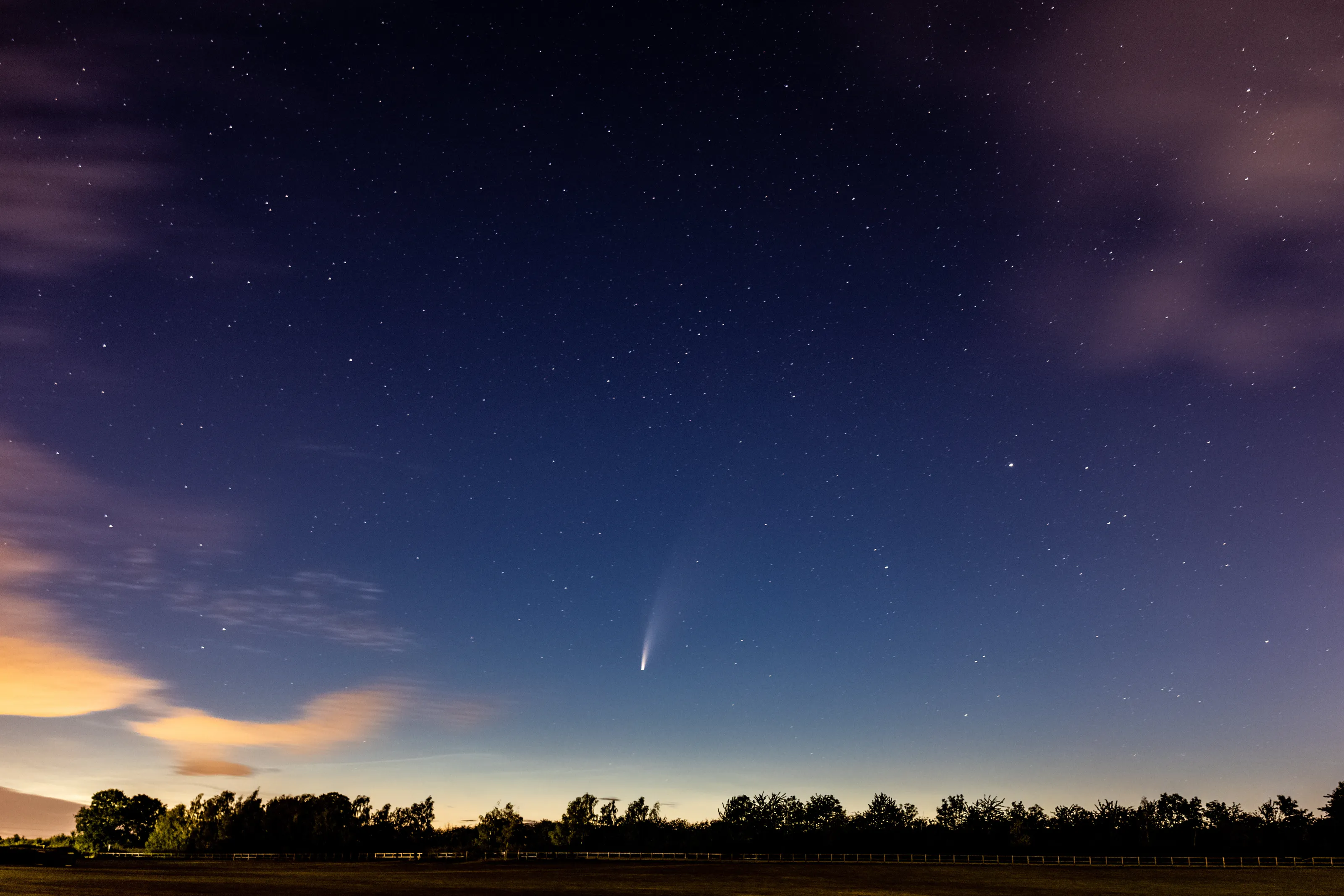 Comet Neowise over Brampton