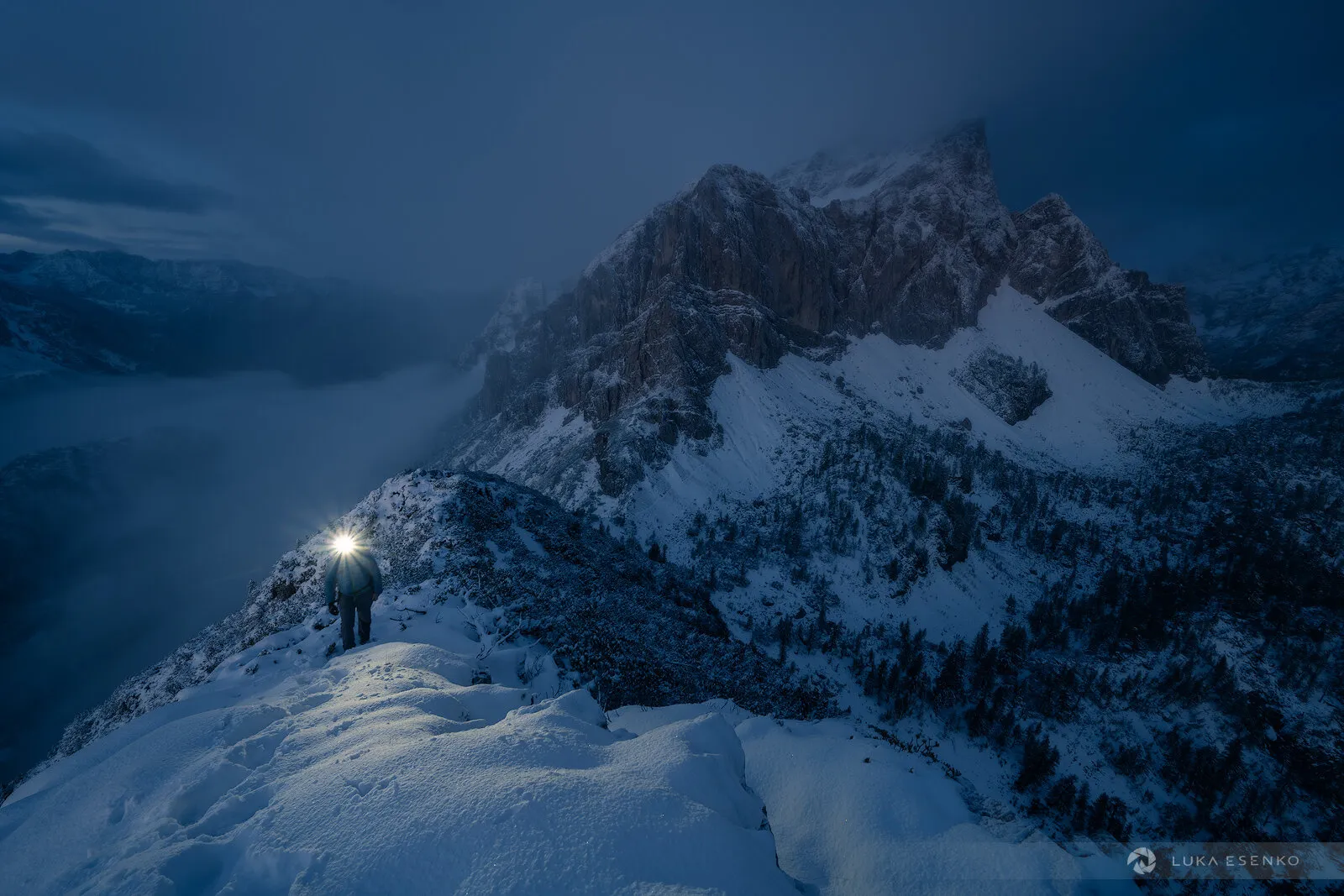 Night in the Alps