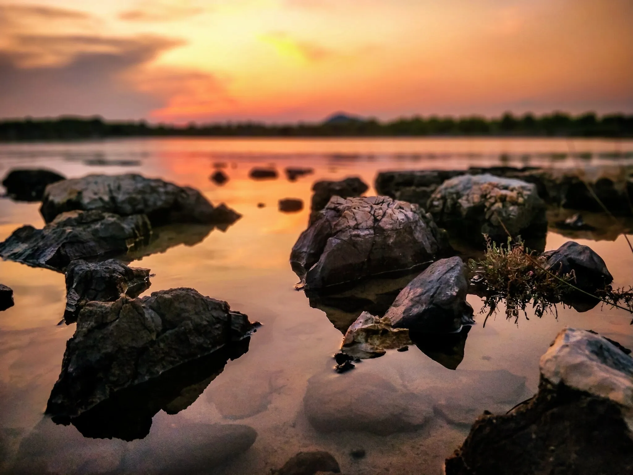 Sunset on a beach