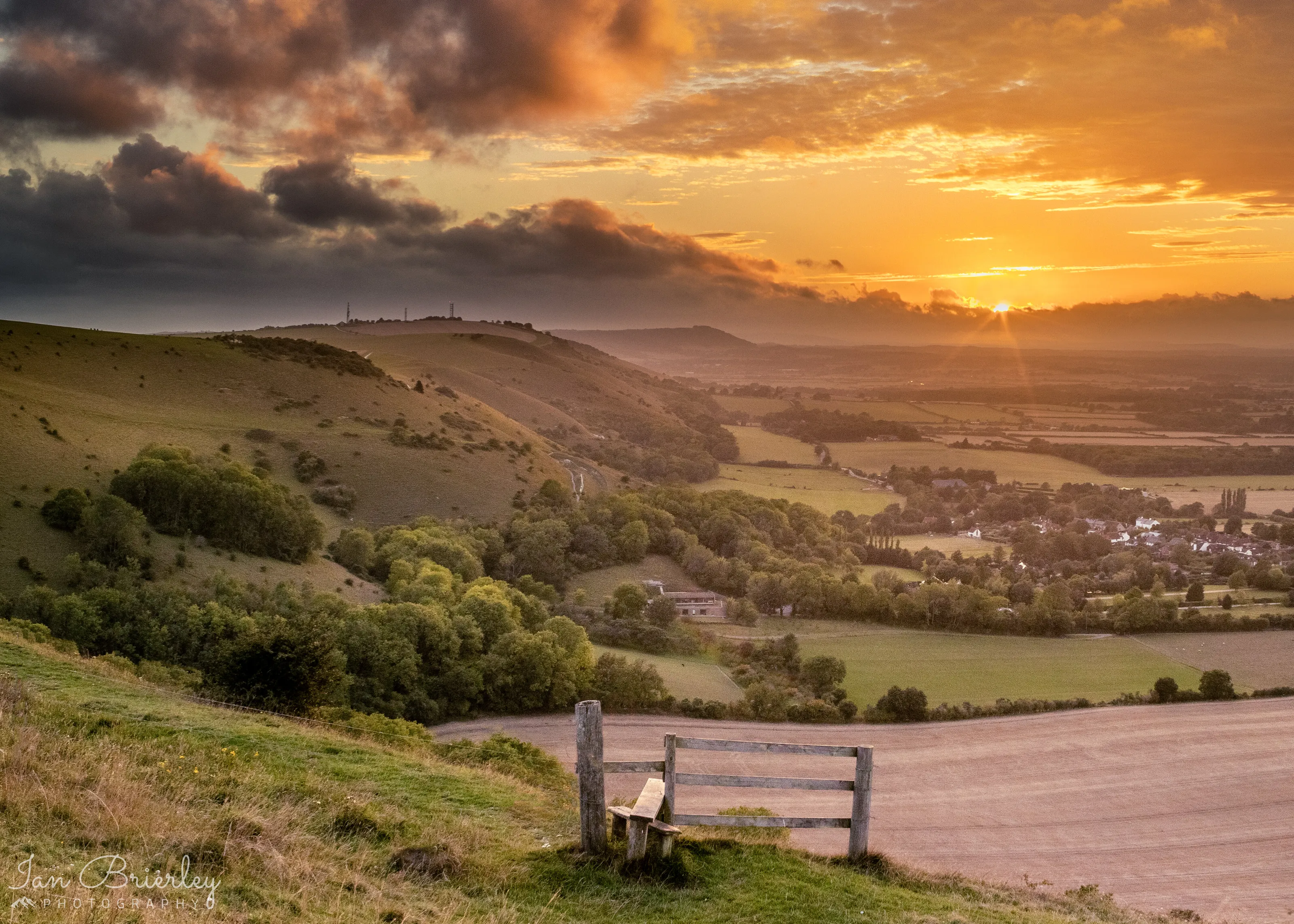 South Downs Summer Sunset
