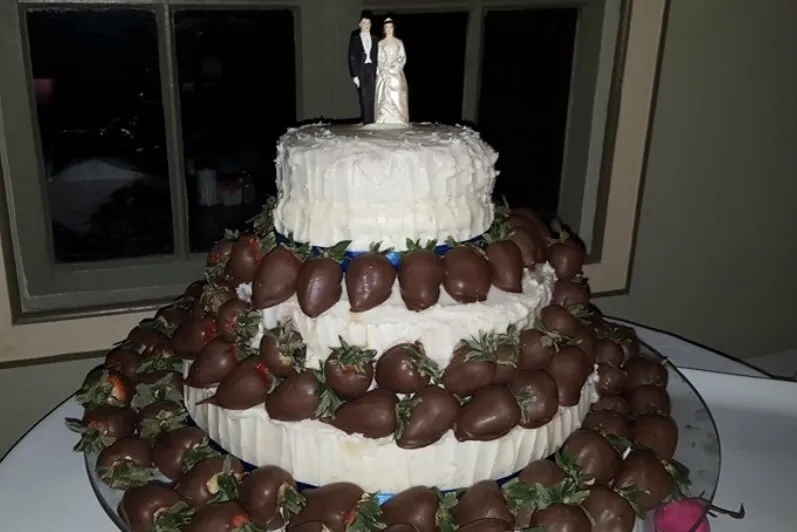 Homemade Wedding Cake
