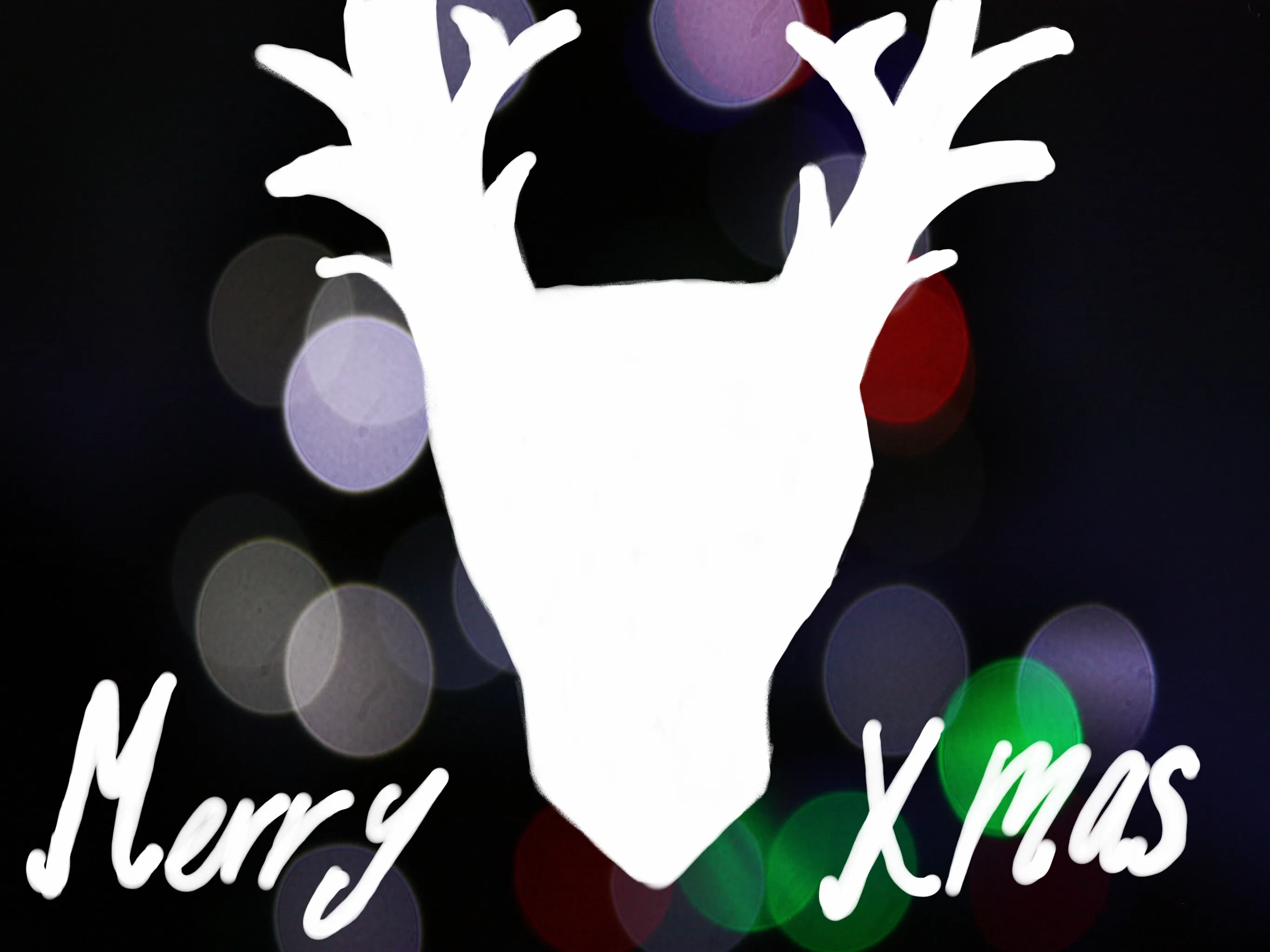 Bokeh Christmas Card