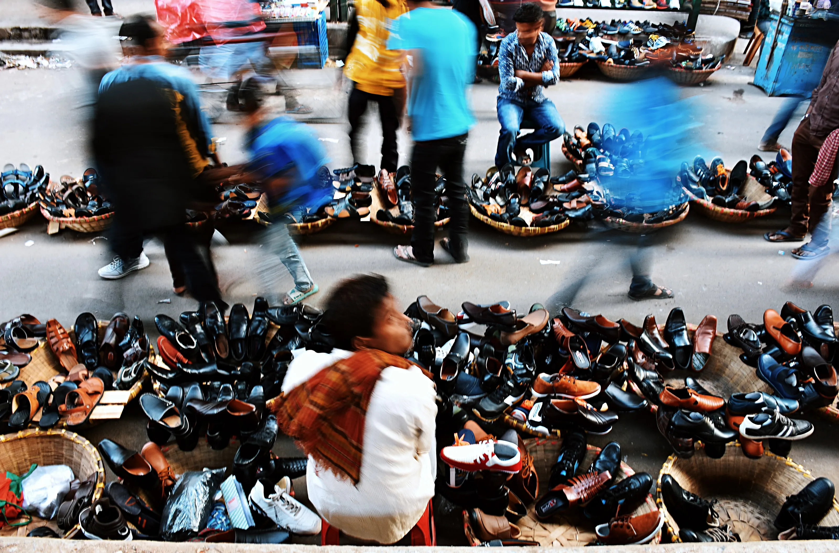 Street market.