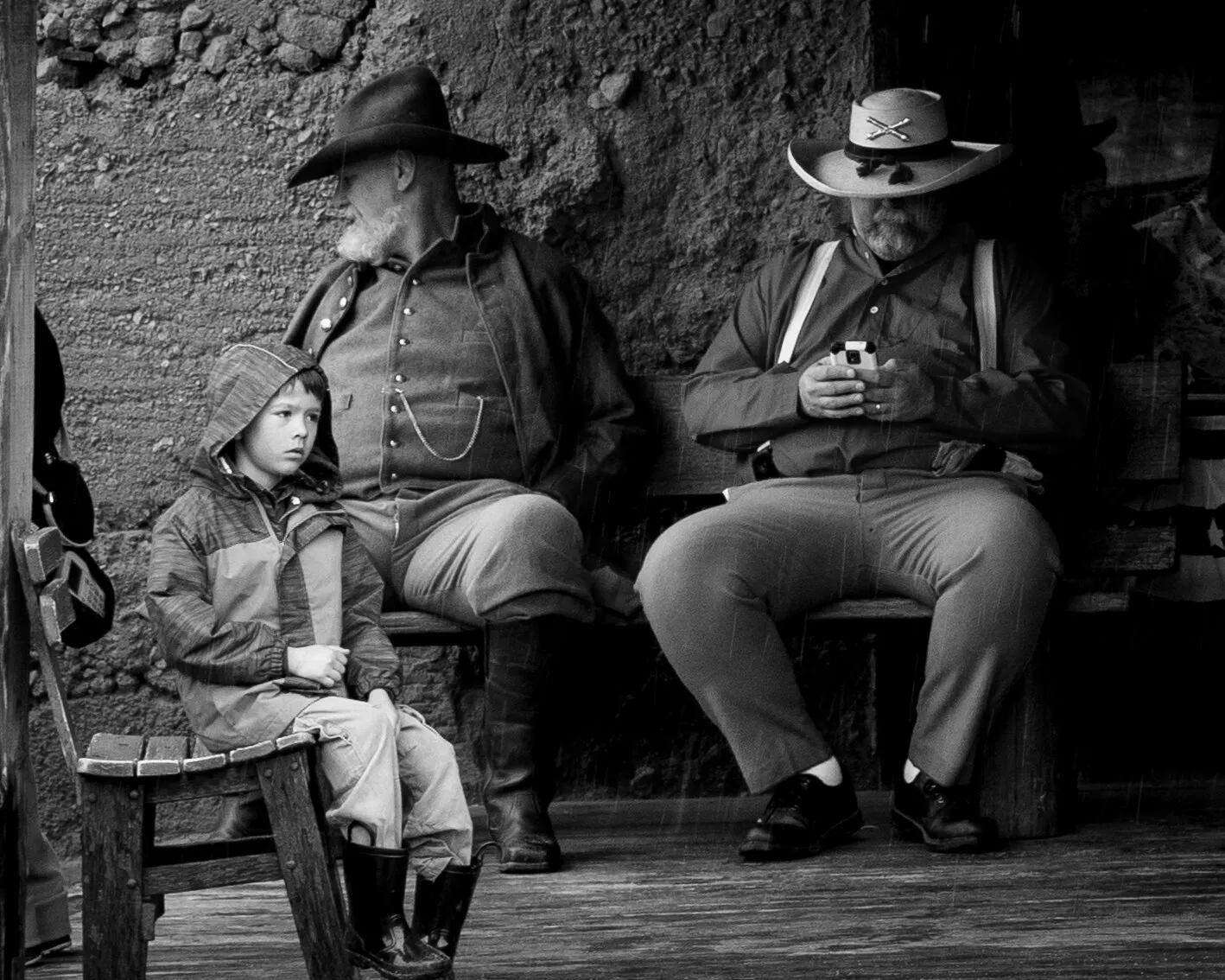 Reenactors on a Break
