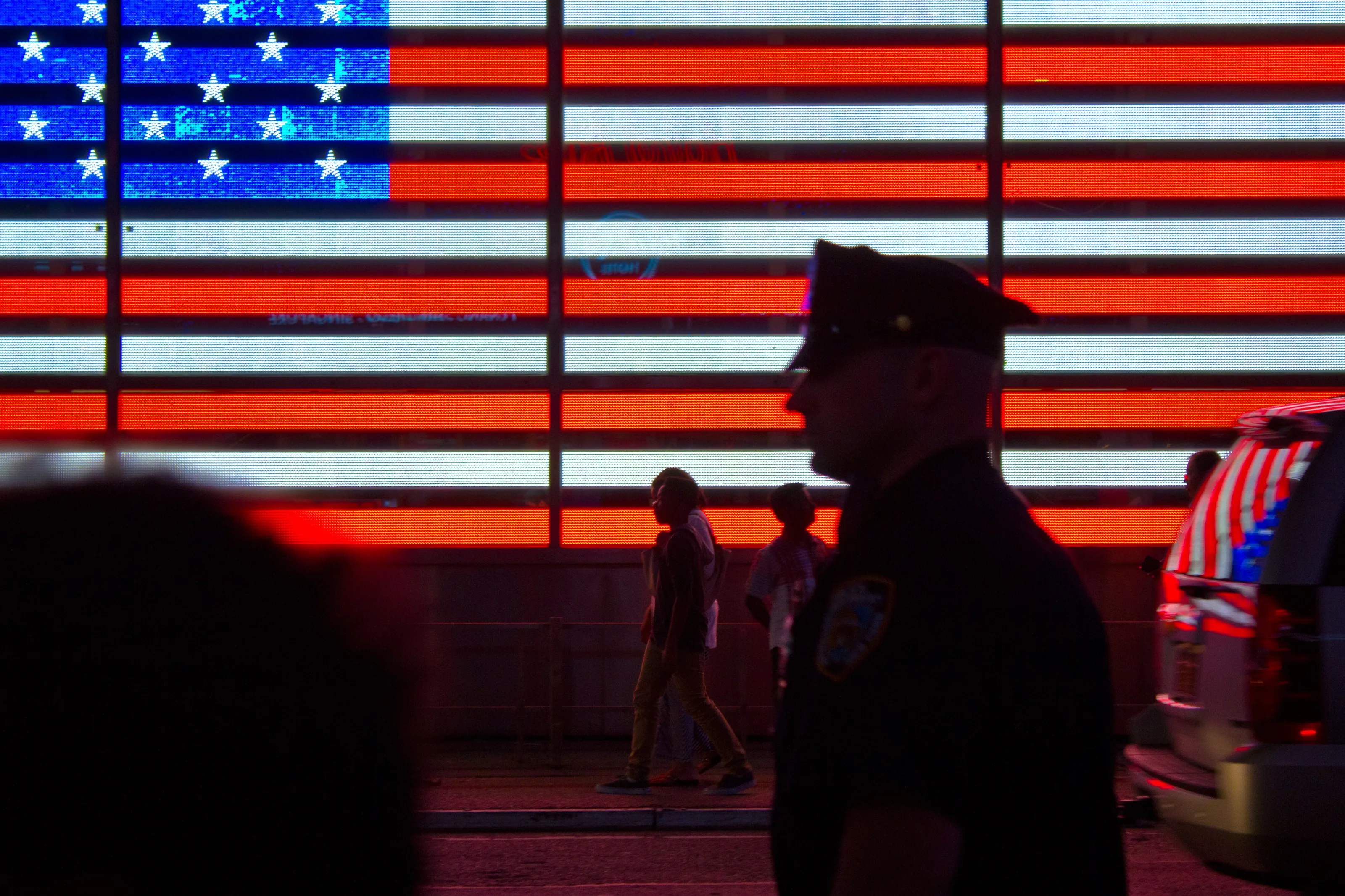 Stars and stripes NYPD