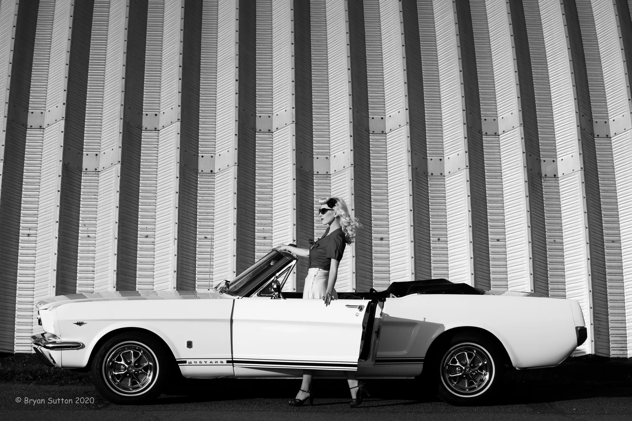 Mustang in Monochrome