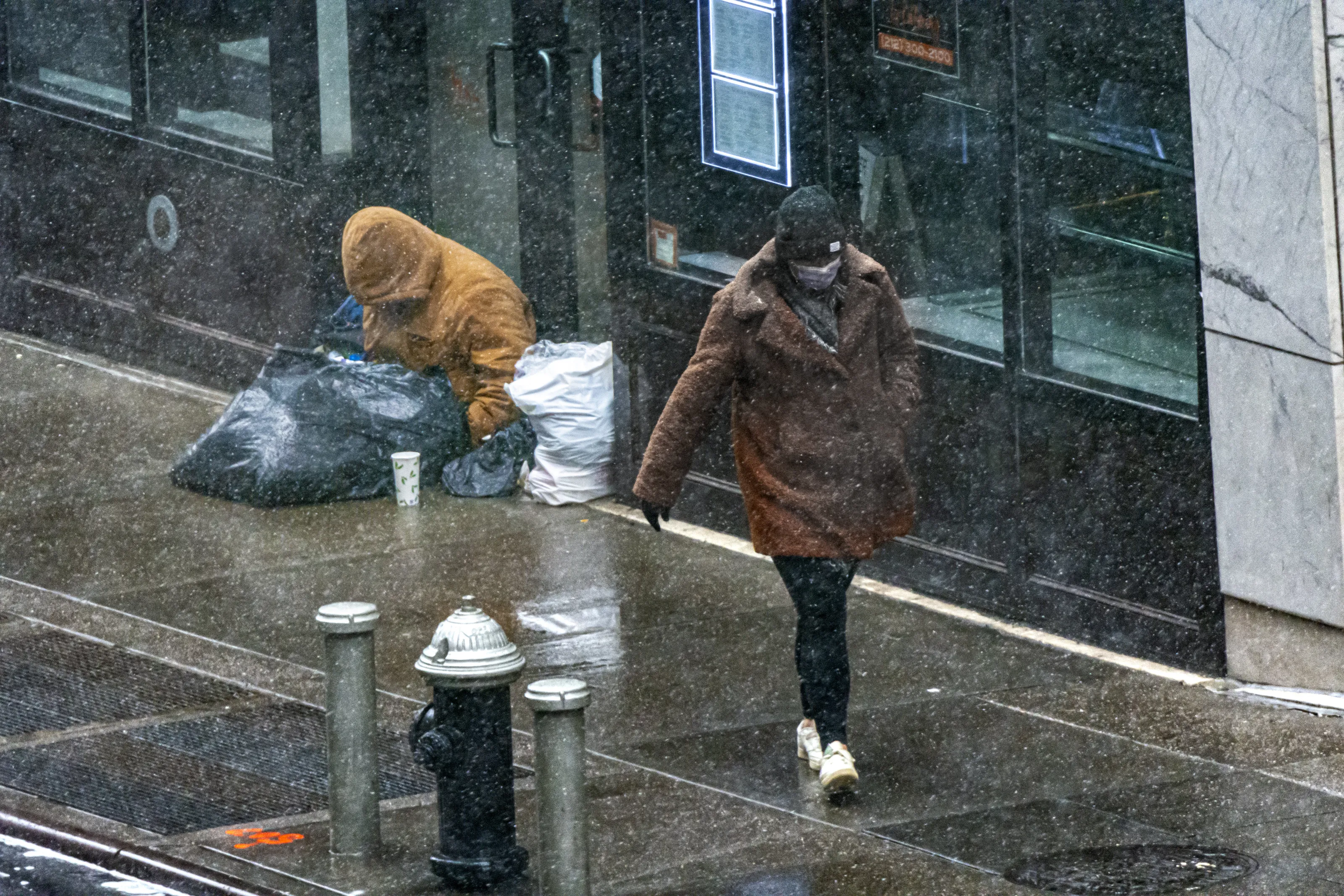 Homeless In The Snow