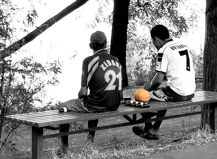 Beckham and  Zidane