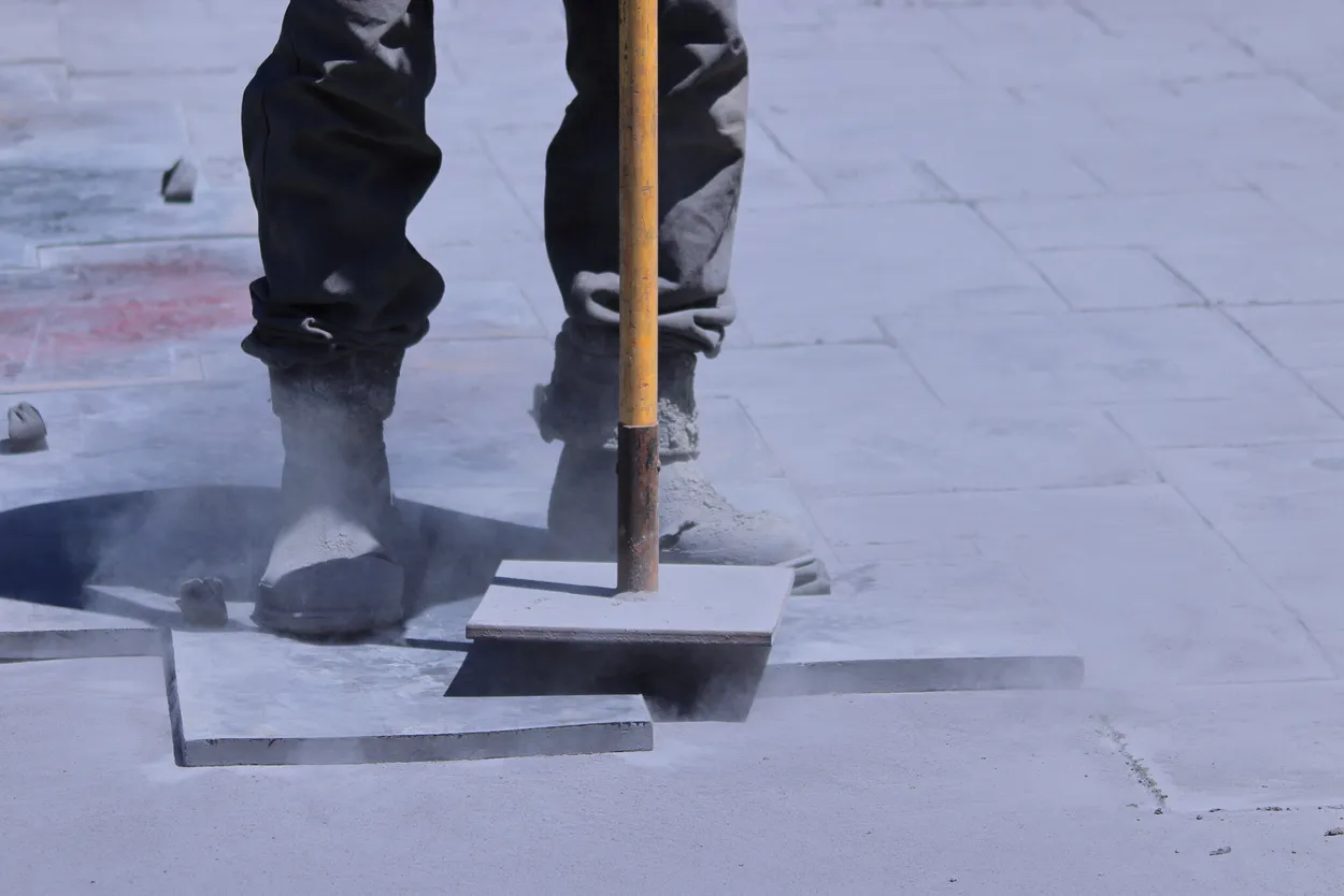 The Concrete Stamper Man