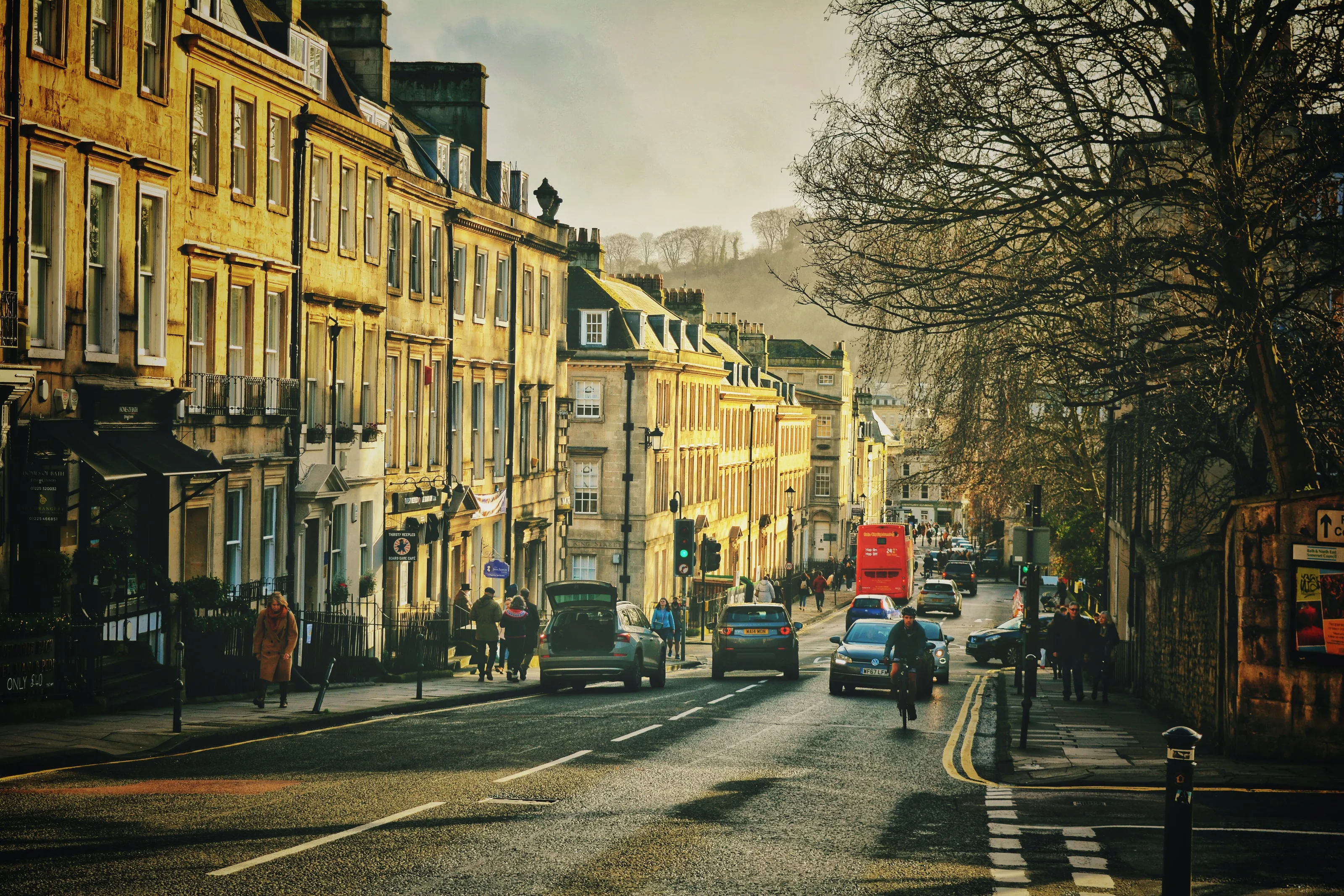 Cityscape of Bath, Wales