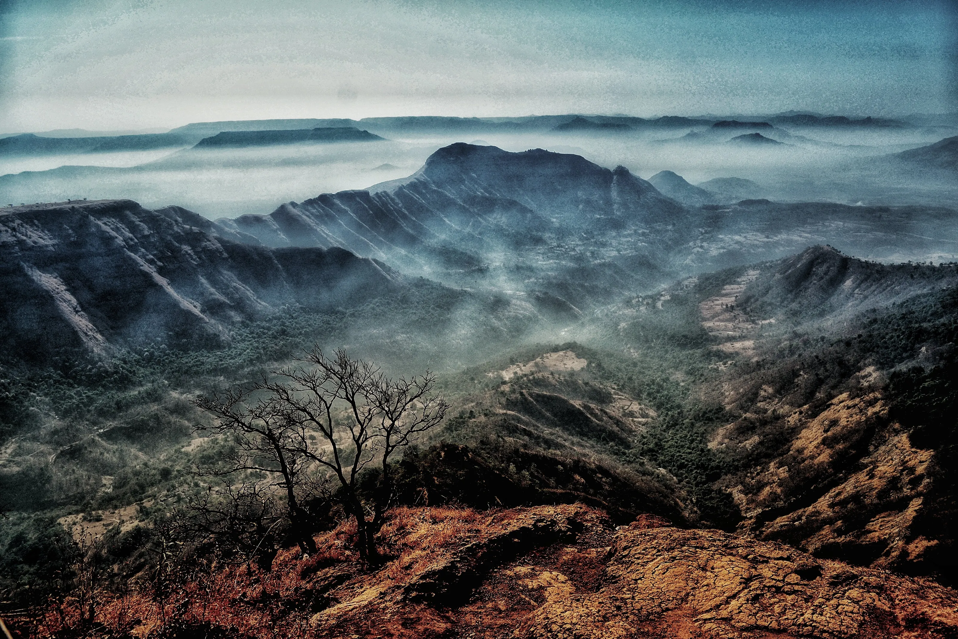 Colors of mountains