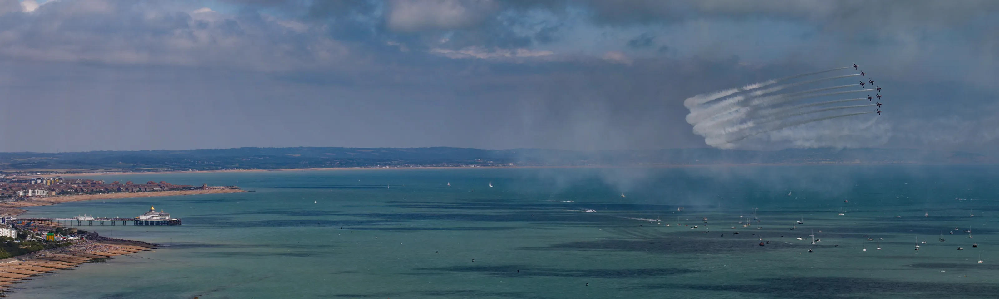 Red Arrows at Eastbourne air show