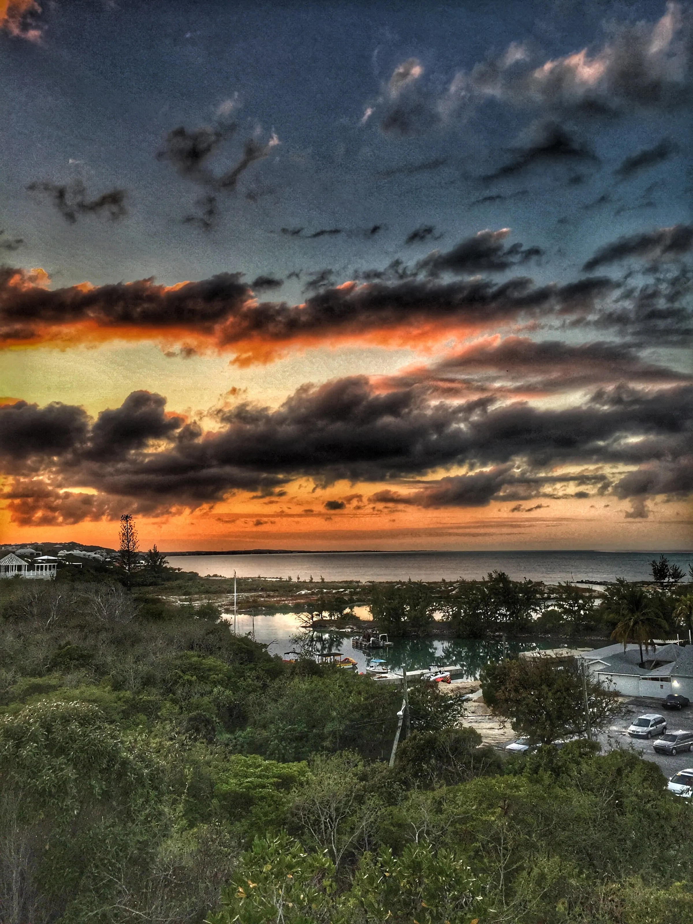 Sunset in paradise