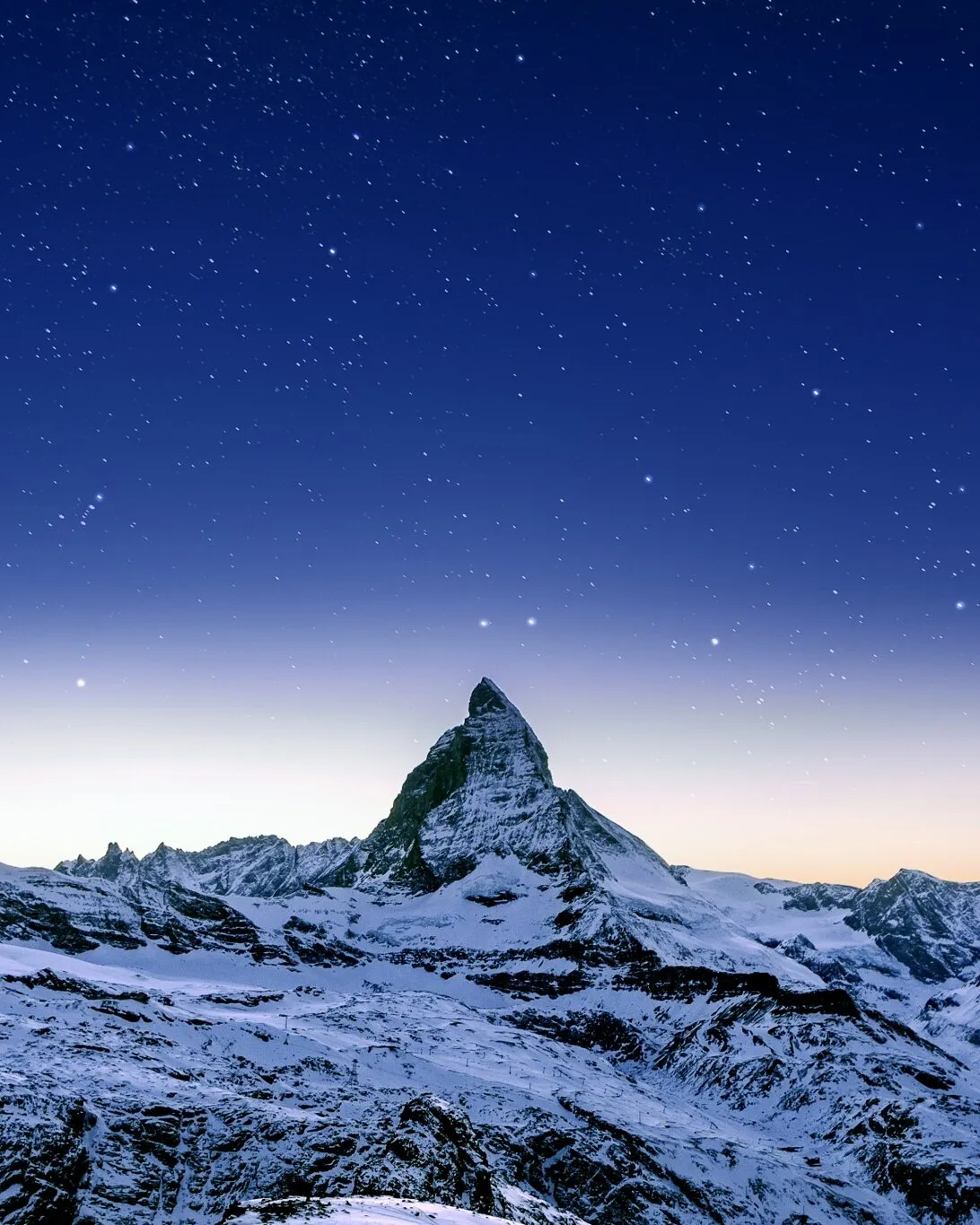 Matterhorn night sky