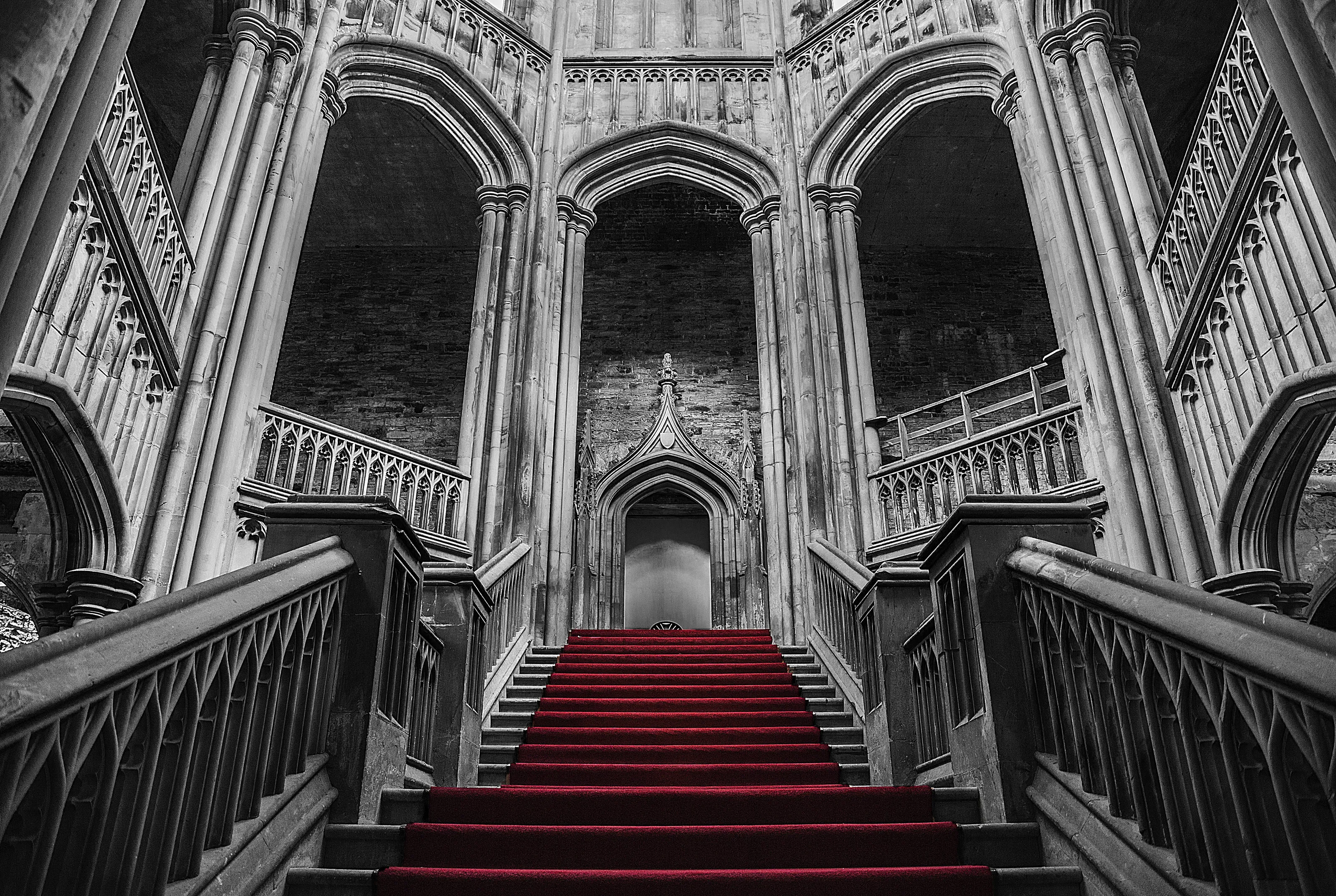 Stairs and Pillars