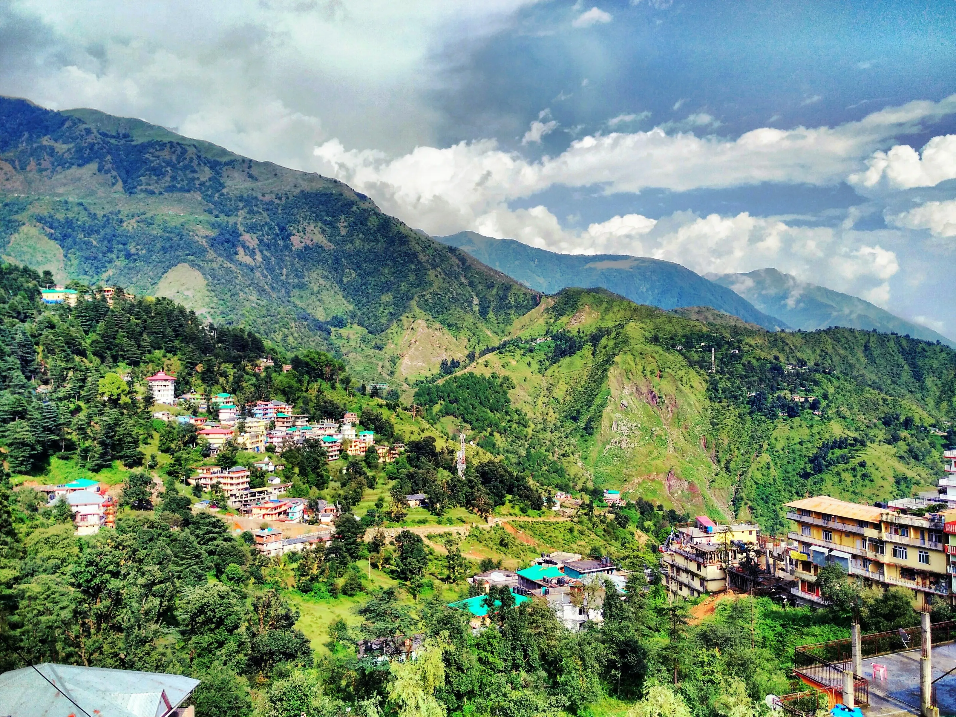Village in mountains