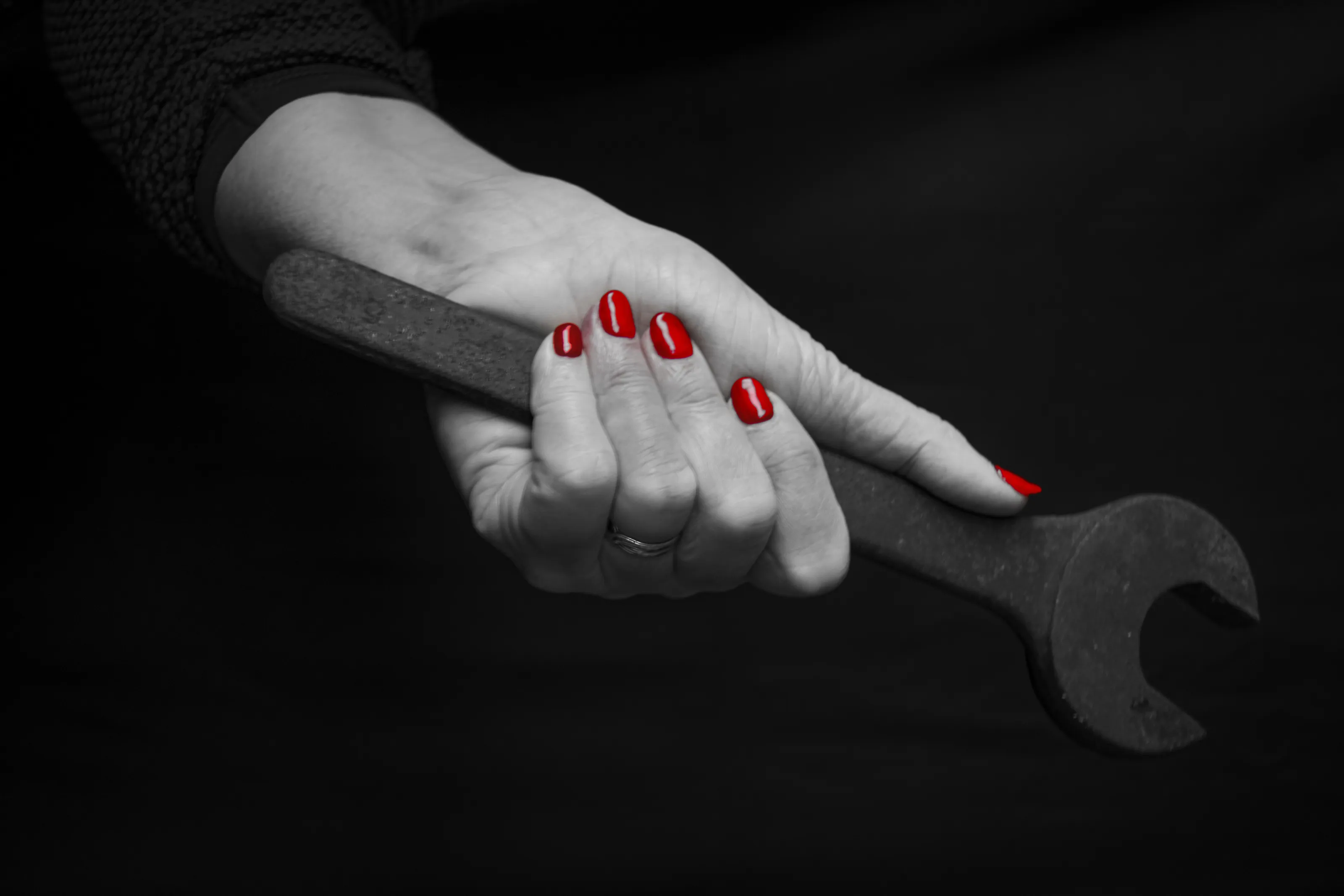 Female Hand & Spanner No.3