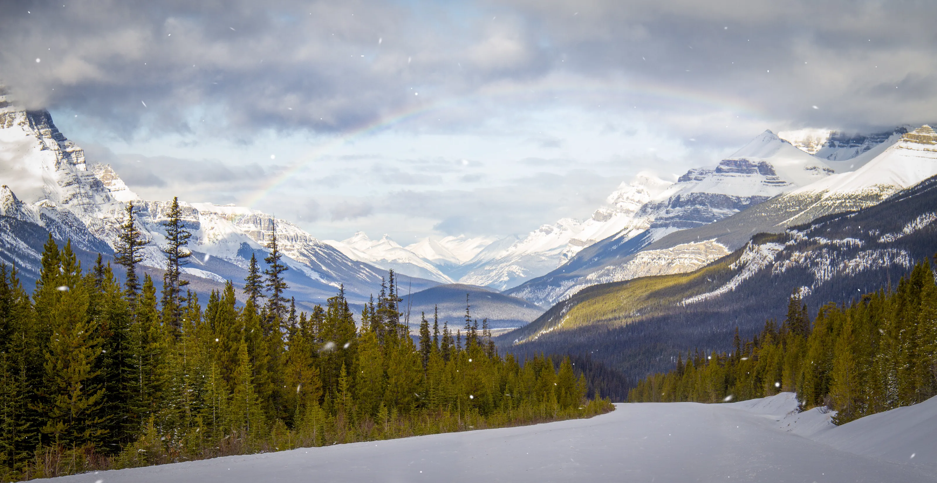 Canadian Rockies Rainbow