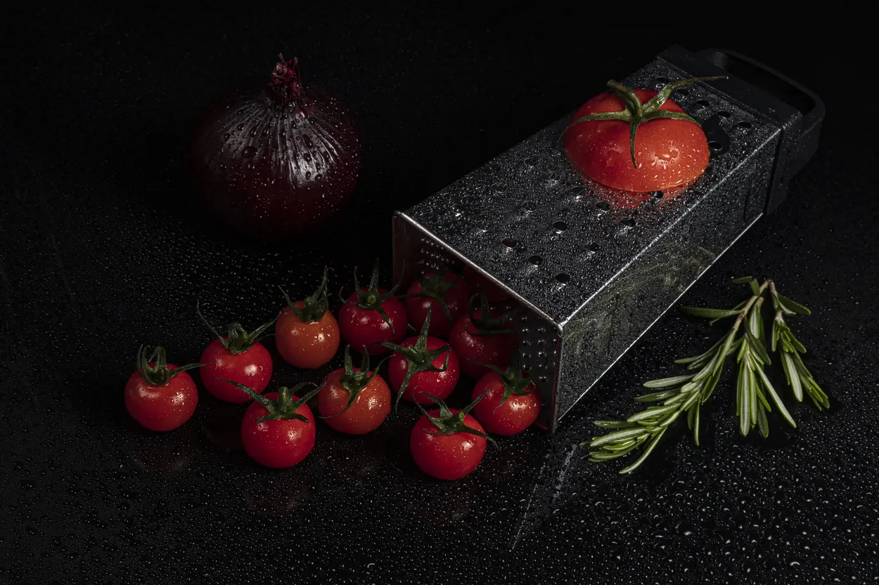 Tomato onion and rosemary