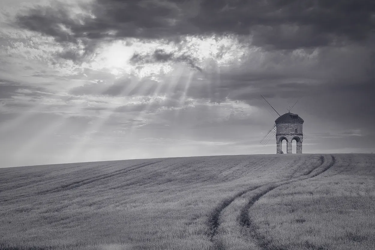 Windmill on a hill