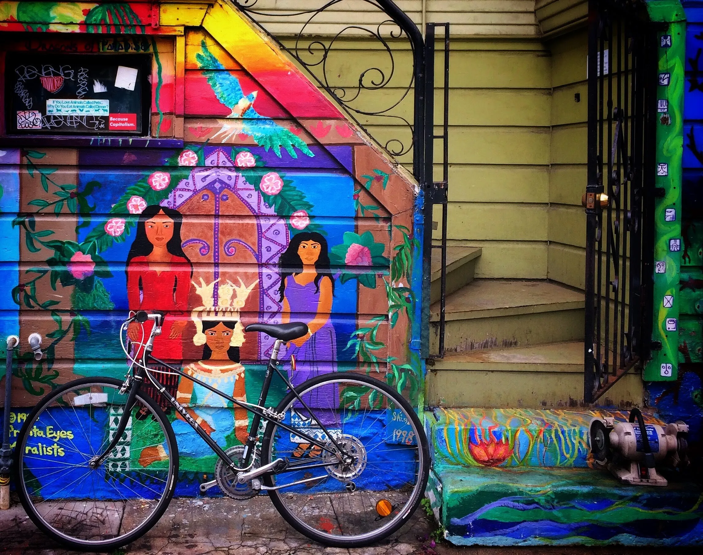 Mural Cyclists