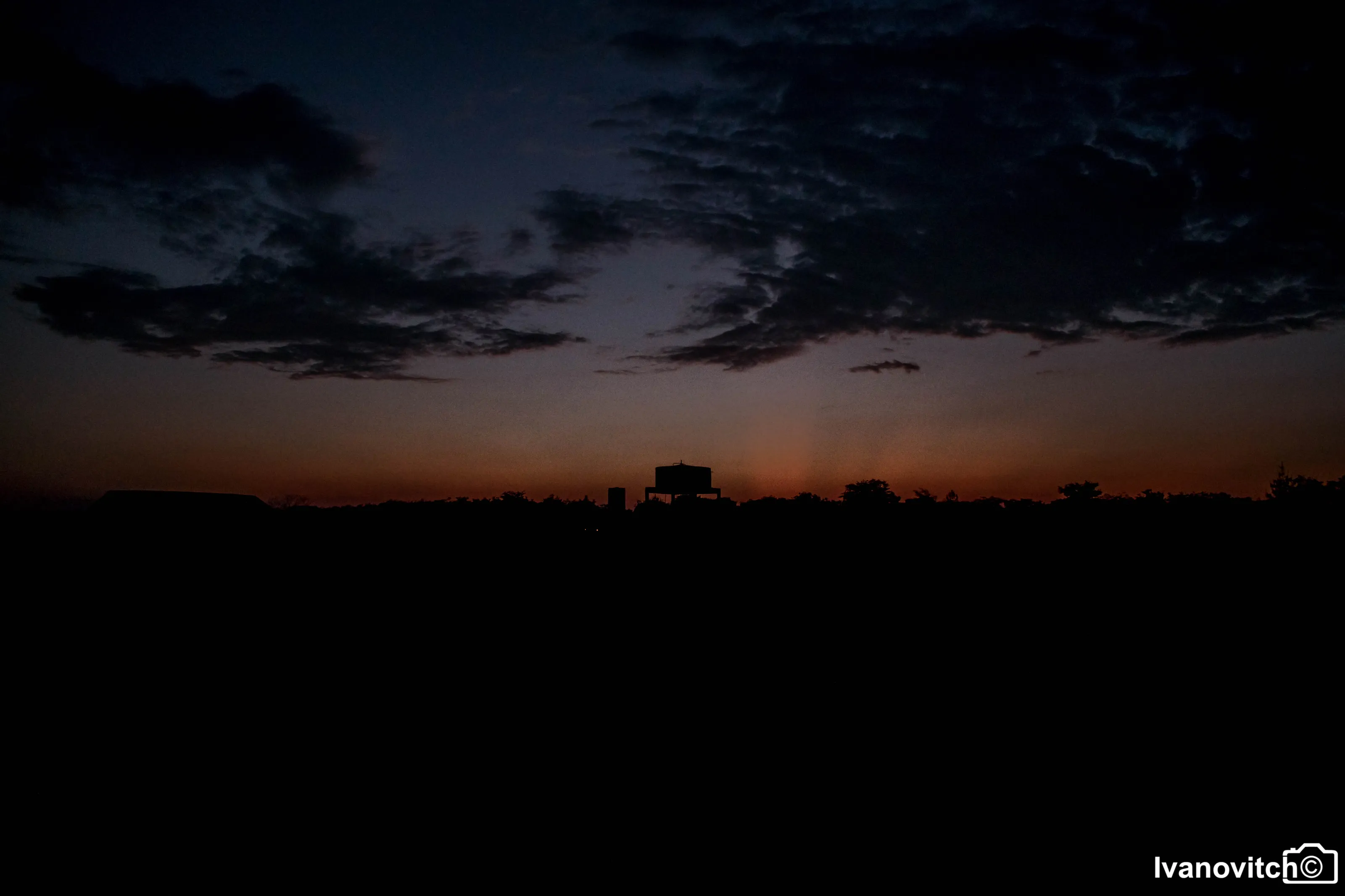 Cloudy sunset