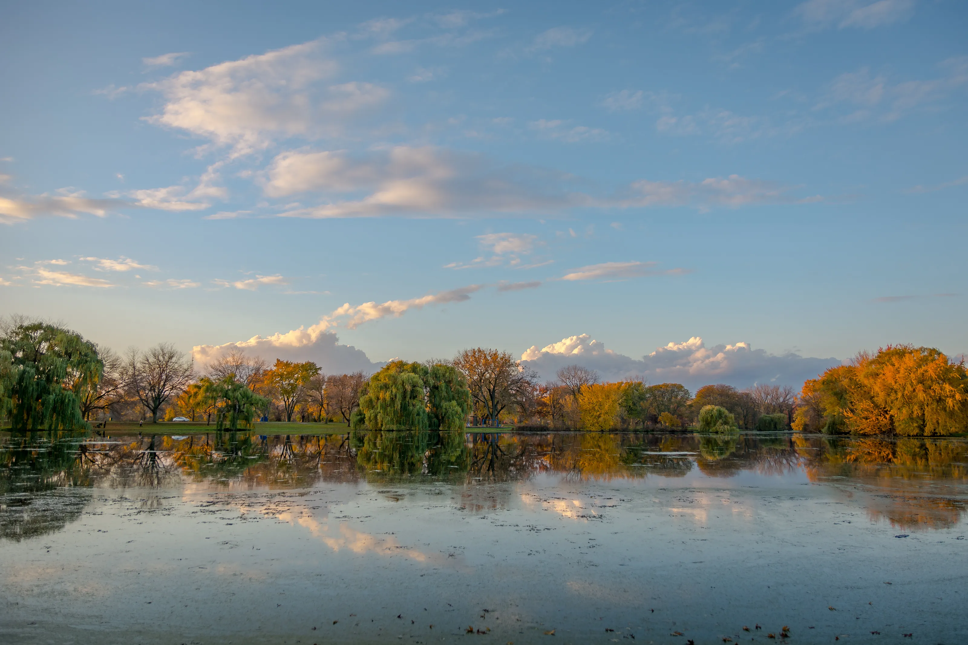 Sunset at Riverside Park