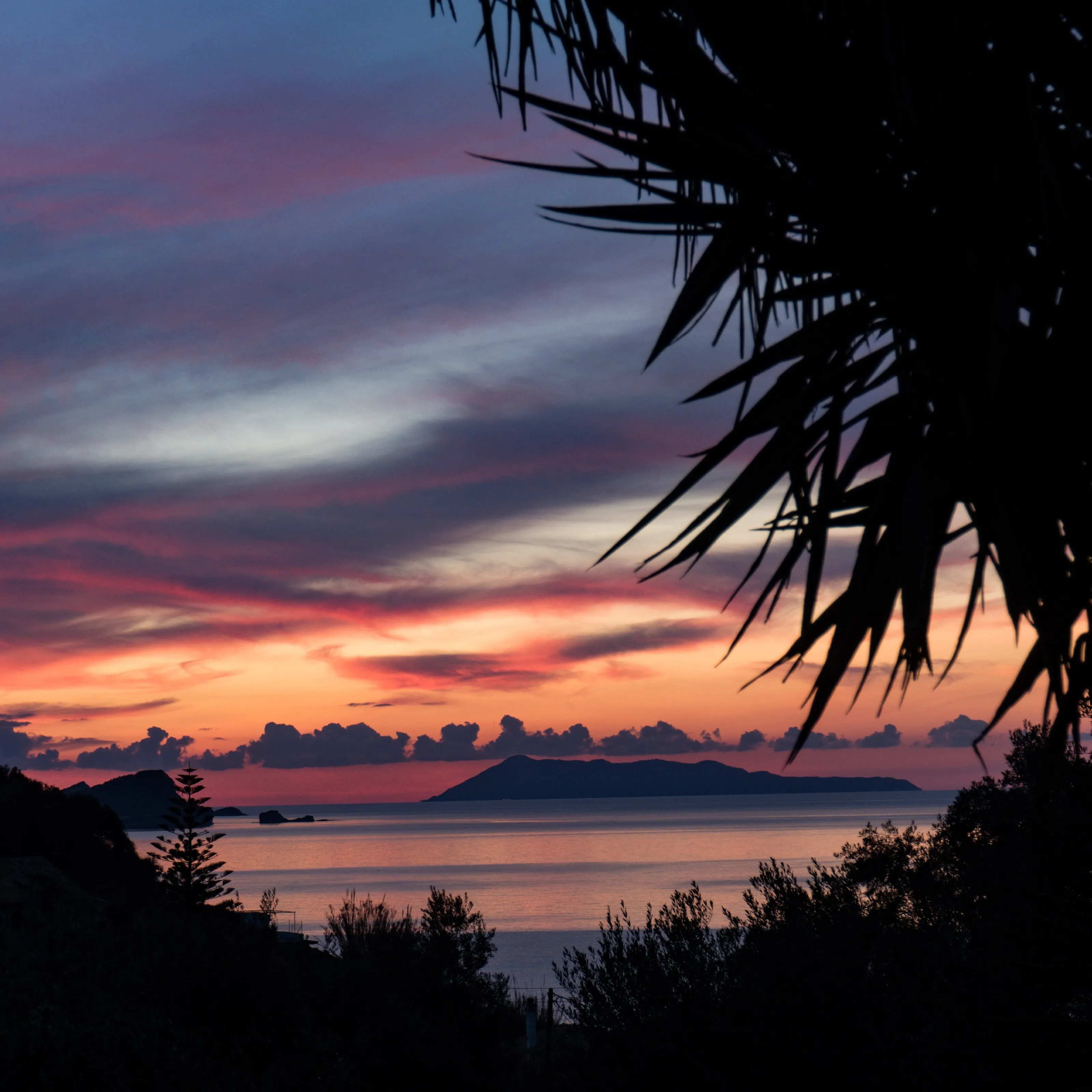 Othoni Island at Sunset