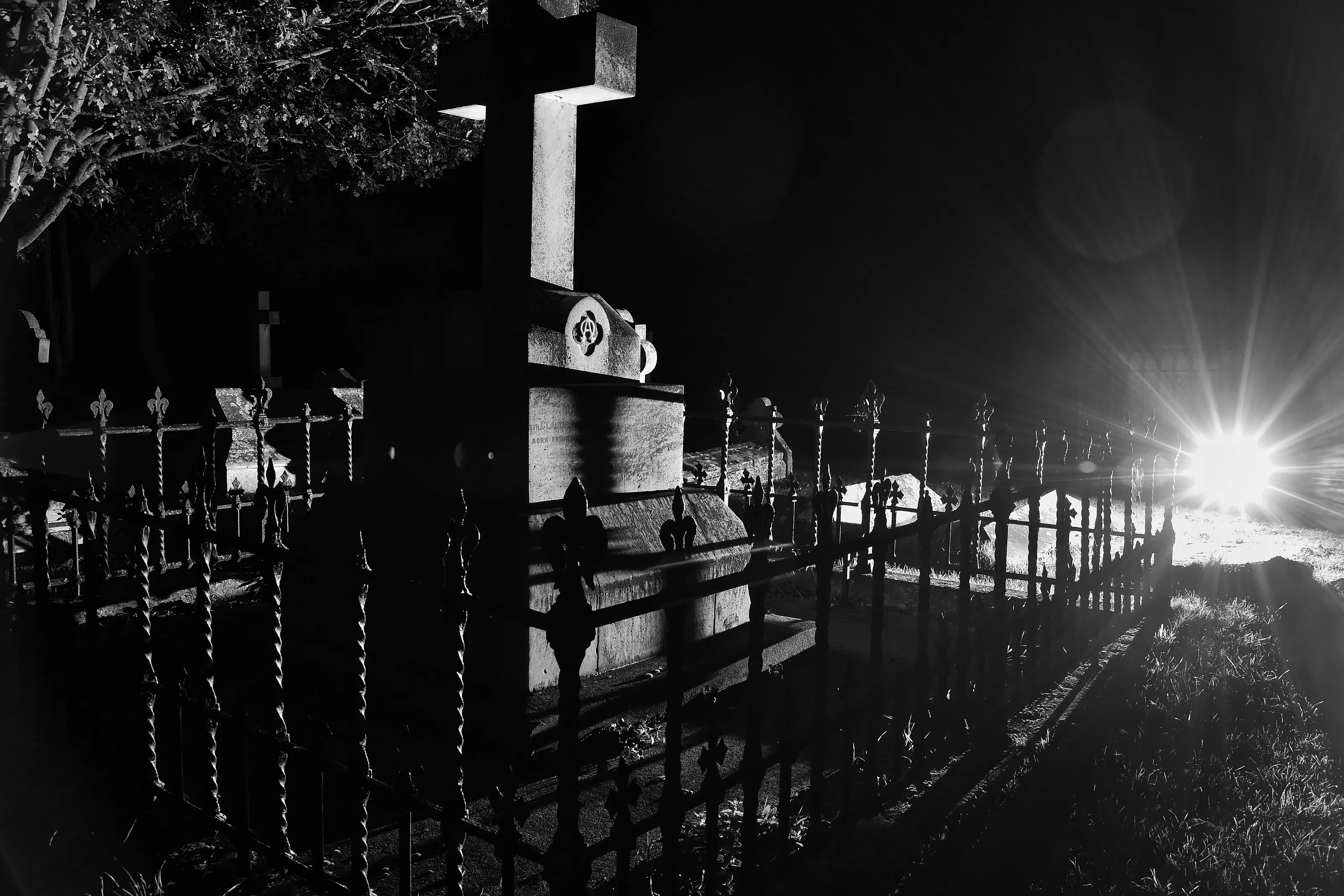 St Andrews at night.