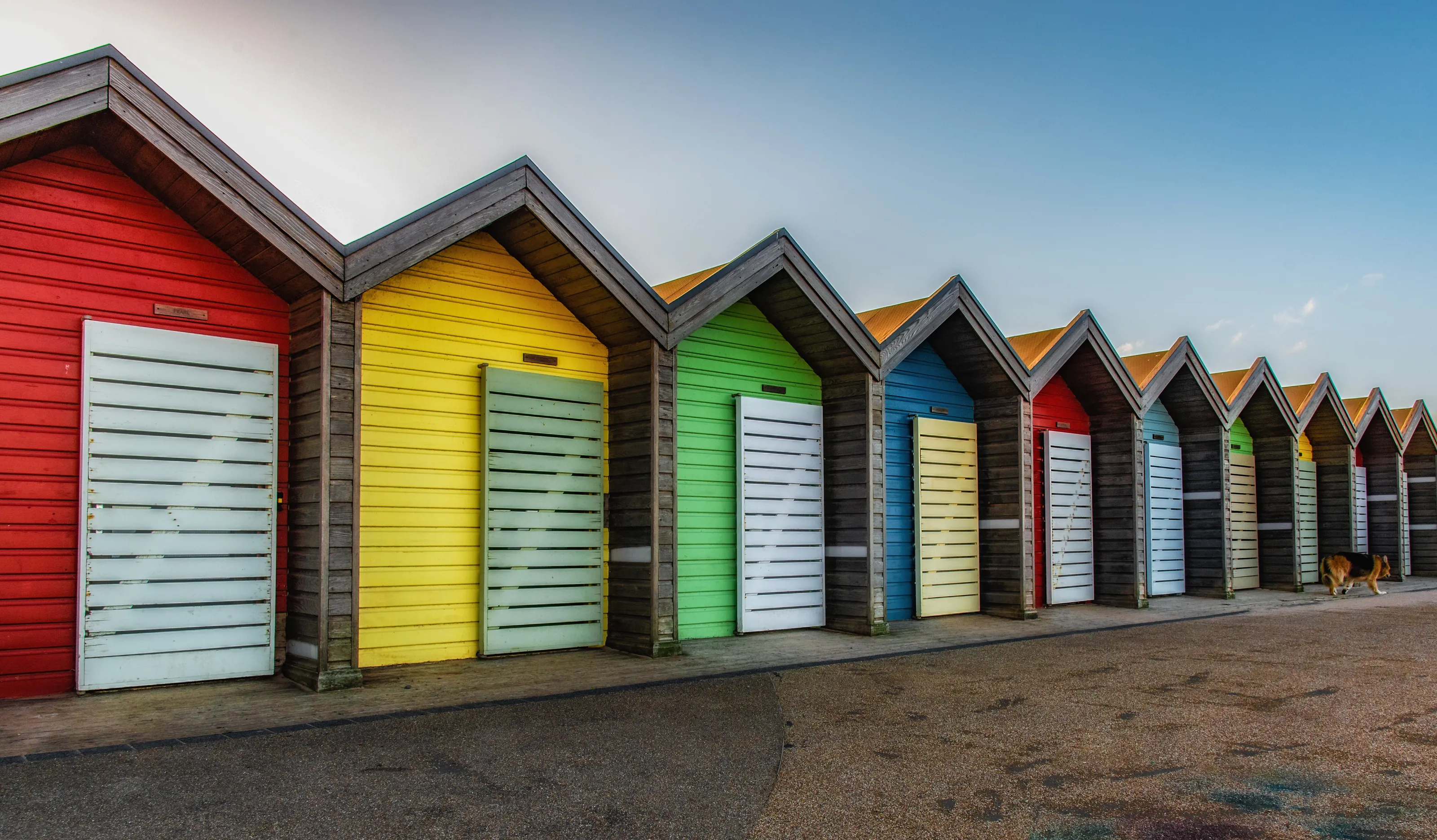 Beach huts