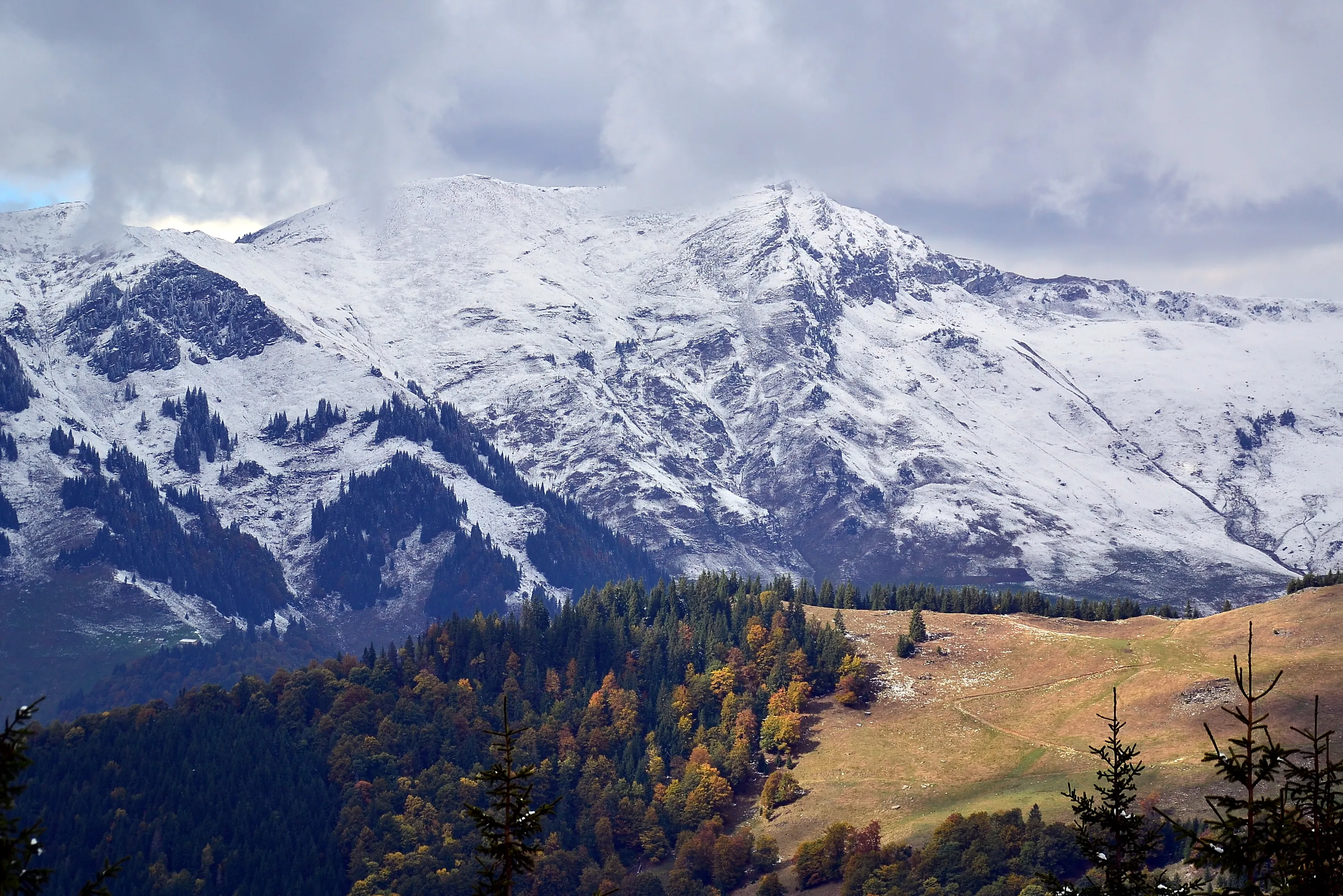 Inbetween seasons in the Rodnei Mountains, Transylvania, Romania.
