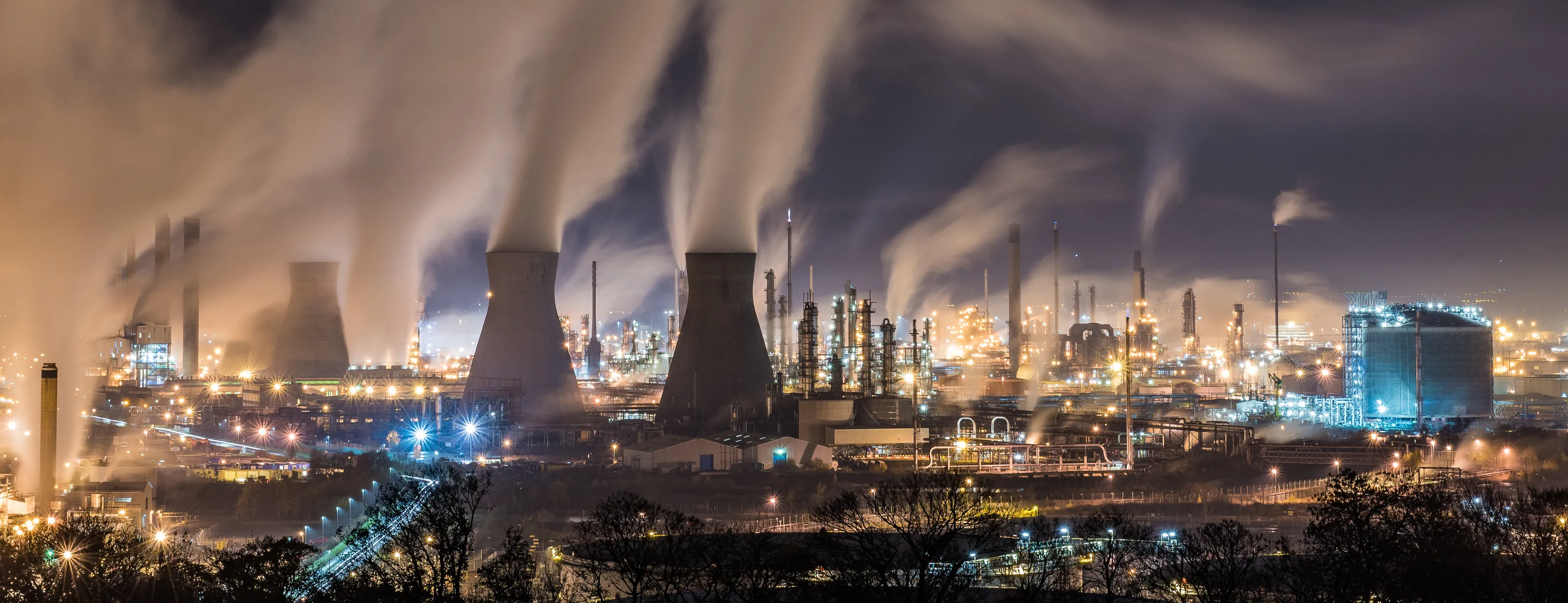 Grangemouth at night