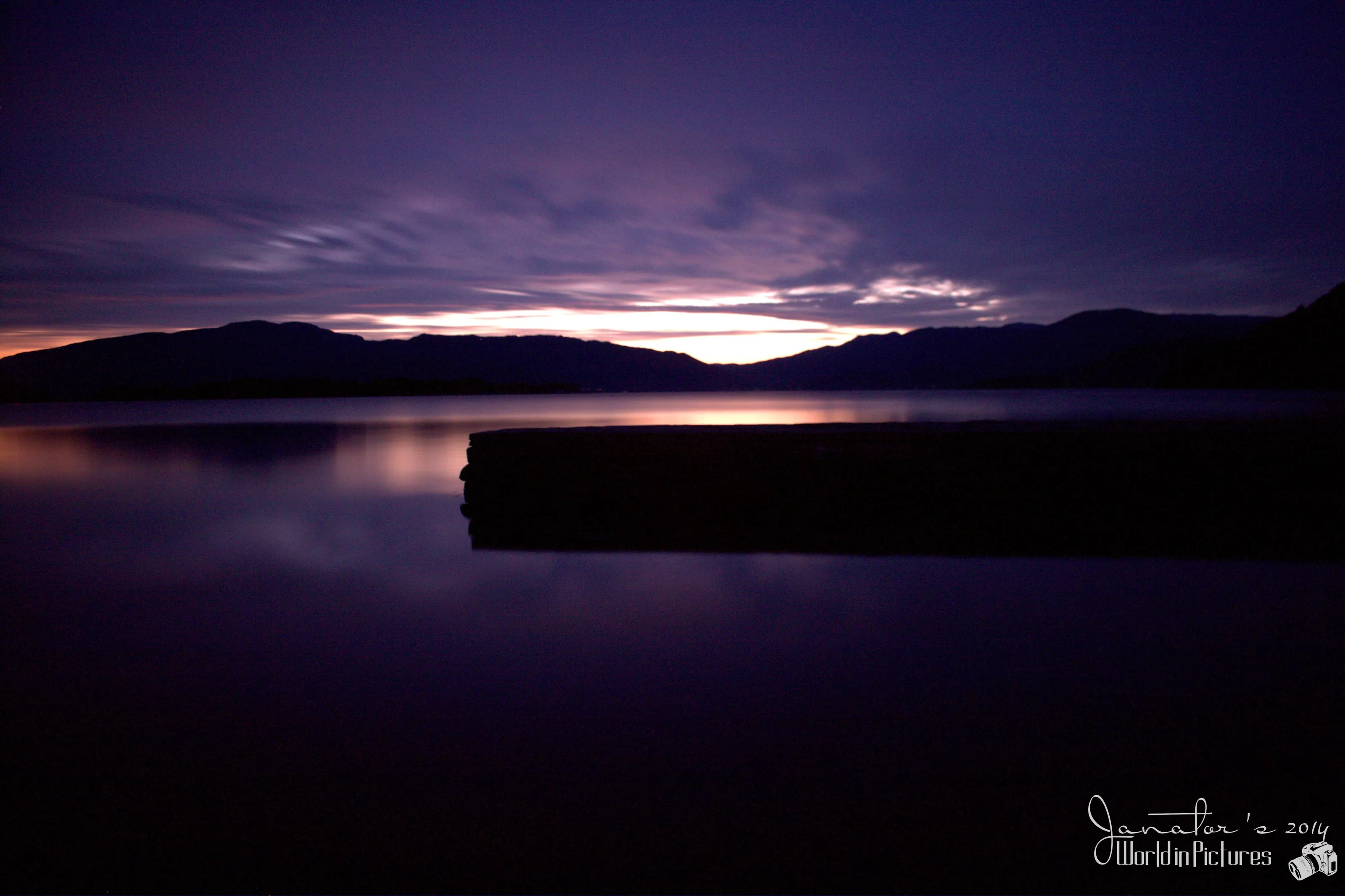 Sunset on a Quiet Evening