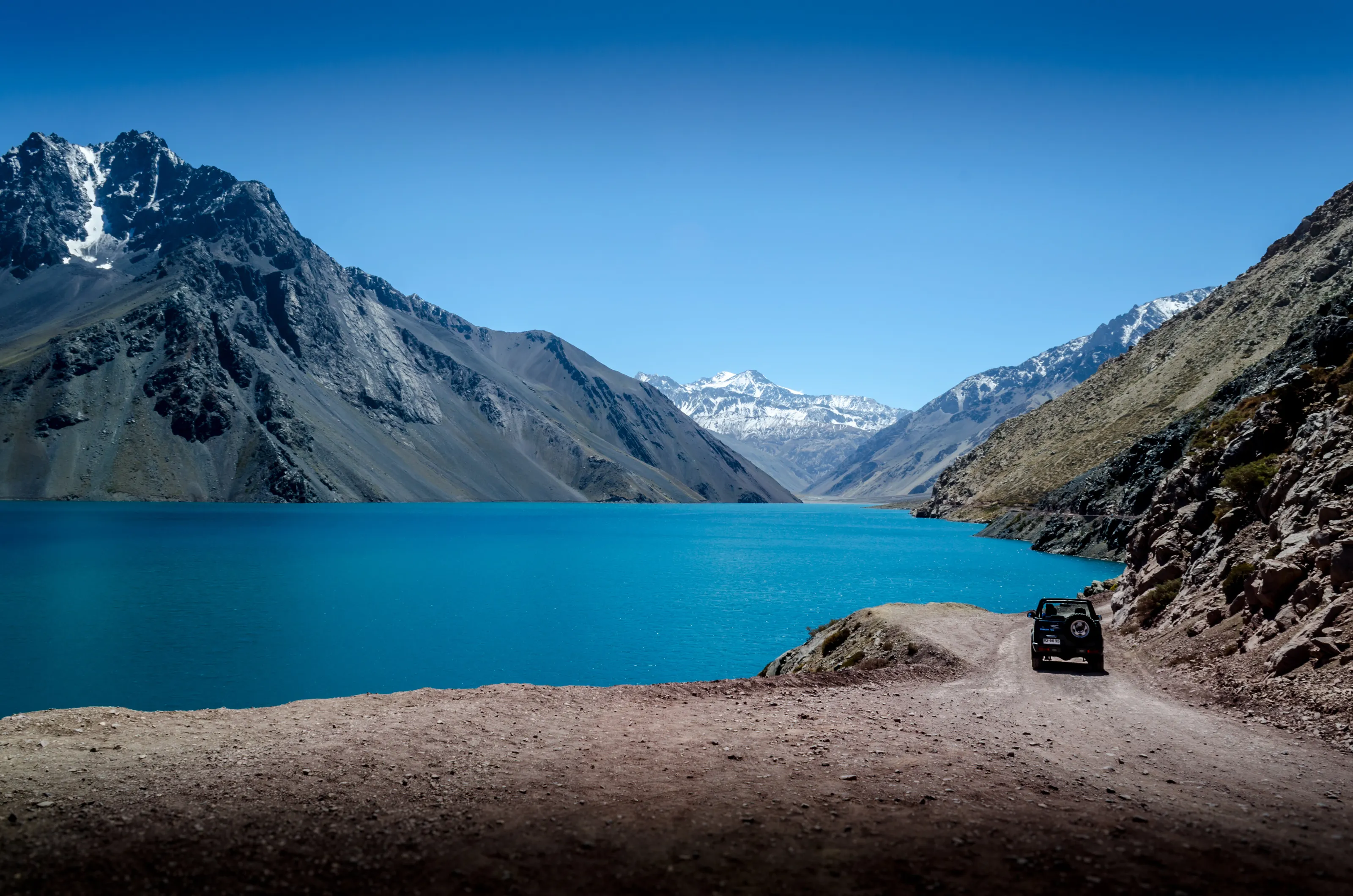 Off-road through the mountains